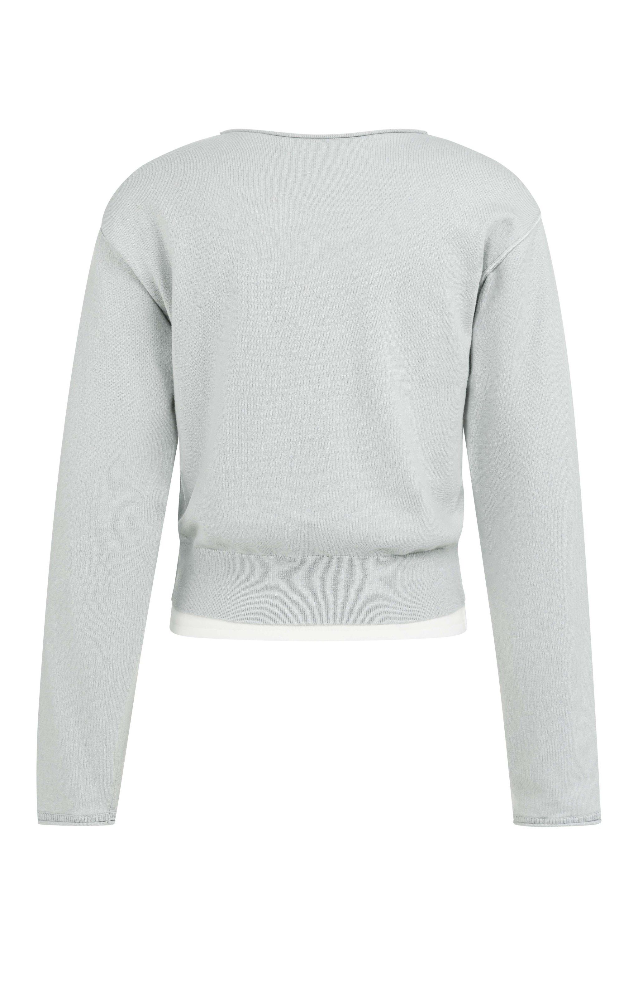 YAYA Sweatjacke Pullover mit Lagenlook