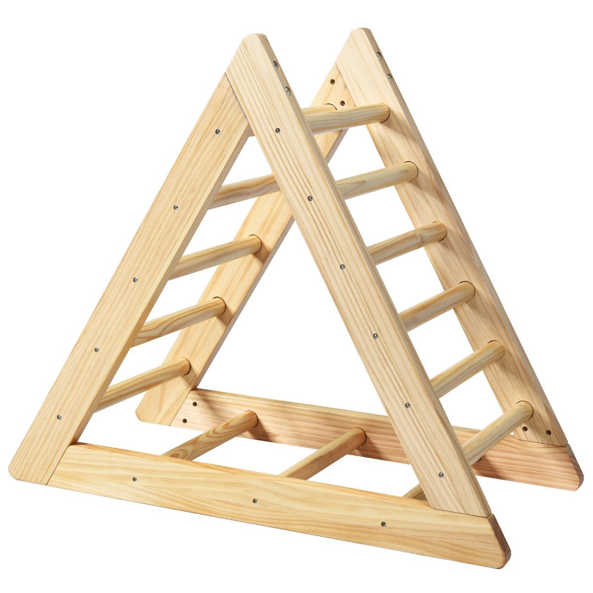 COSTWAY Klettergerüst Kletterdreieck, aus Holz