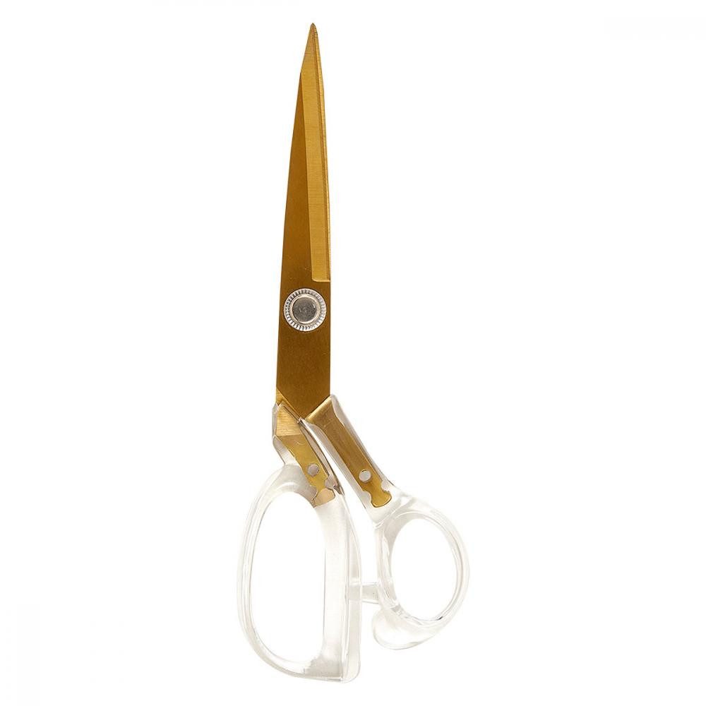 Hemline Scheren-Set - Schneiderschere (200 mm / 8" / transparent / gold)