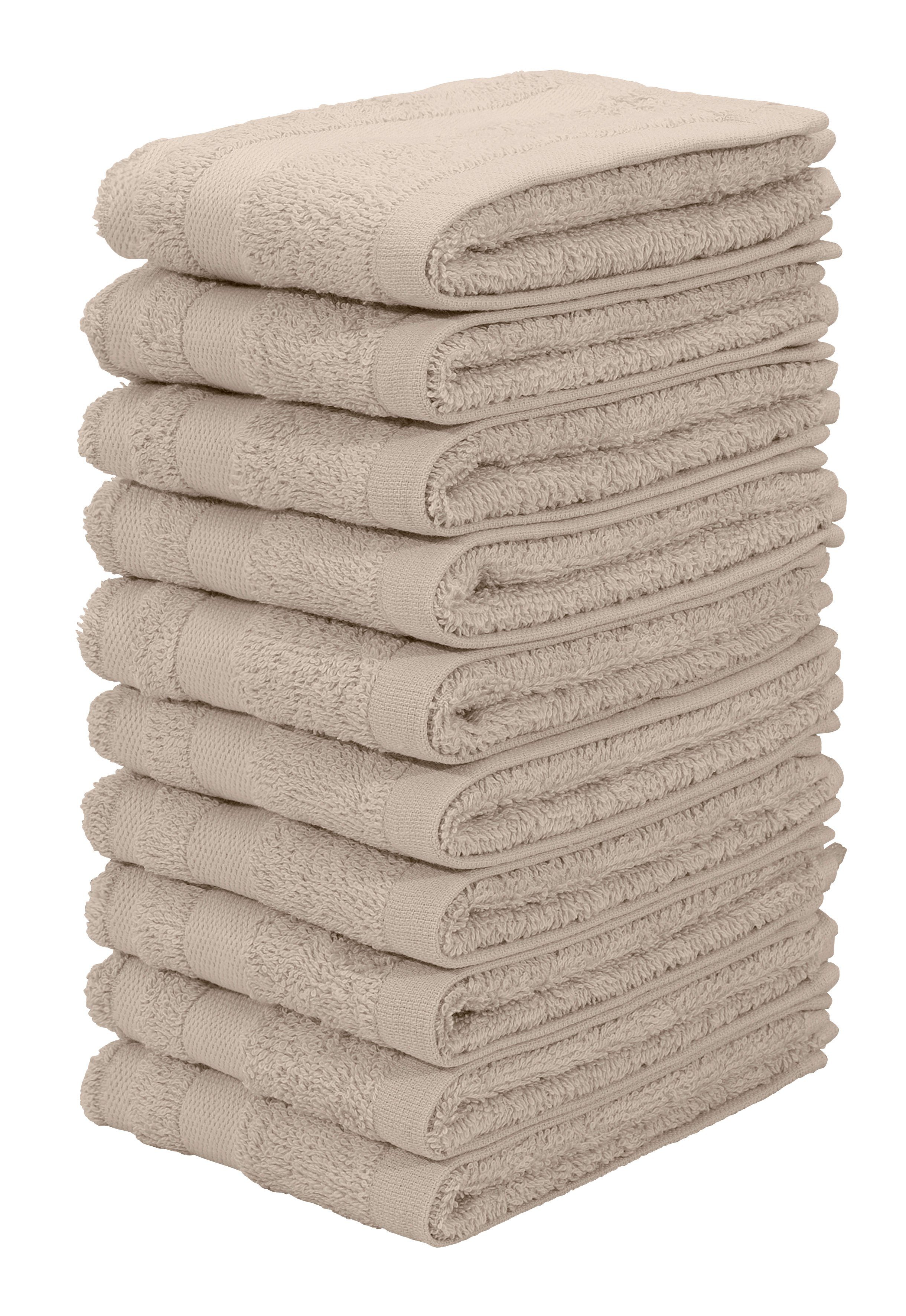 my home Waschlappen Vanessa, als Set und Serie erhältlich, 10 Seiftücher, 3 günstig online kaufen