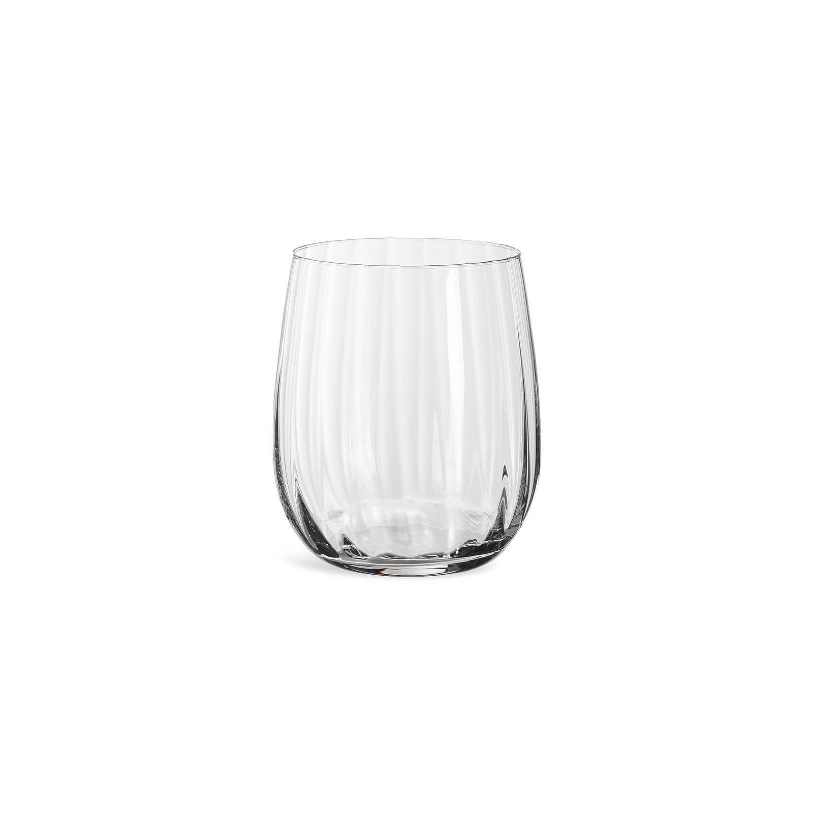 Depot Glas »Wasserglas Optik«, 100% Glas, aus Glas, Ø 9 Zentimeter, H 10.5  Zentimeter