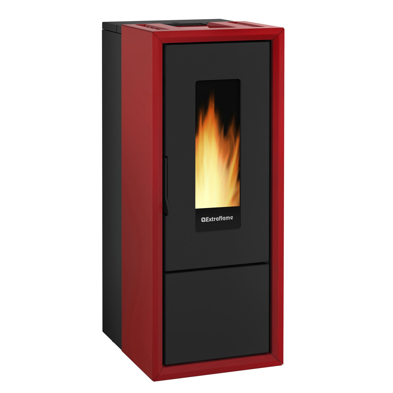 Extraflame Pelletofen Extraflame Ella, Pelletofen, Bordeaux, 8 kW, Pelletofen