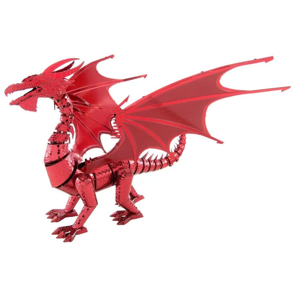 Invento Actionfigur Metal Earth: Iconx Red Dragon