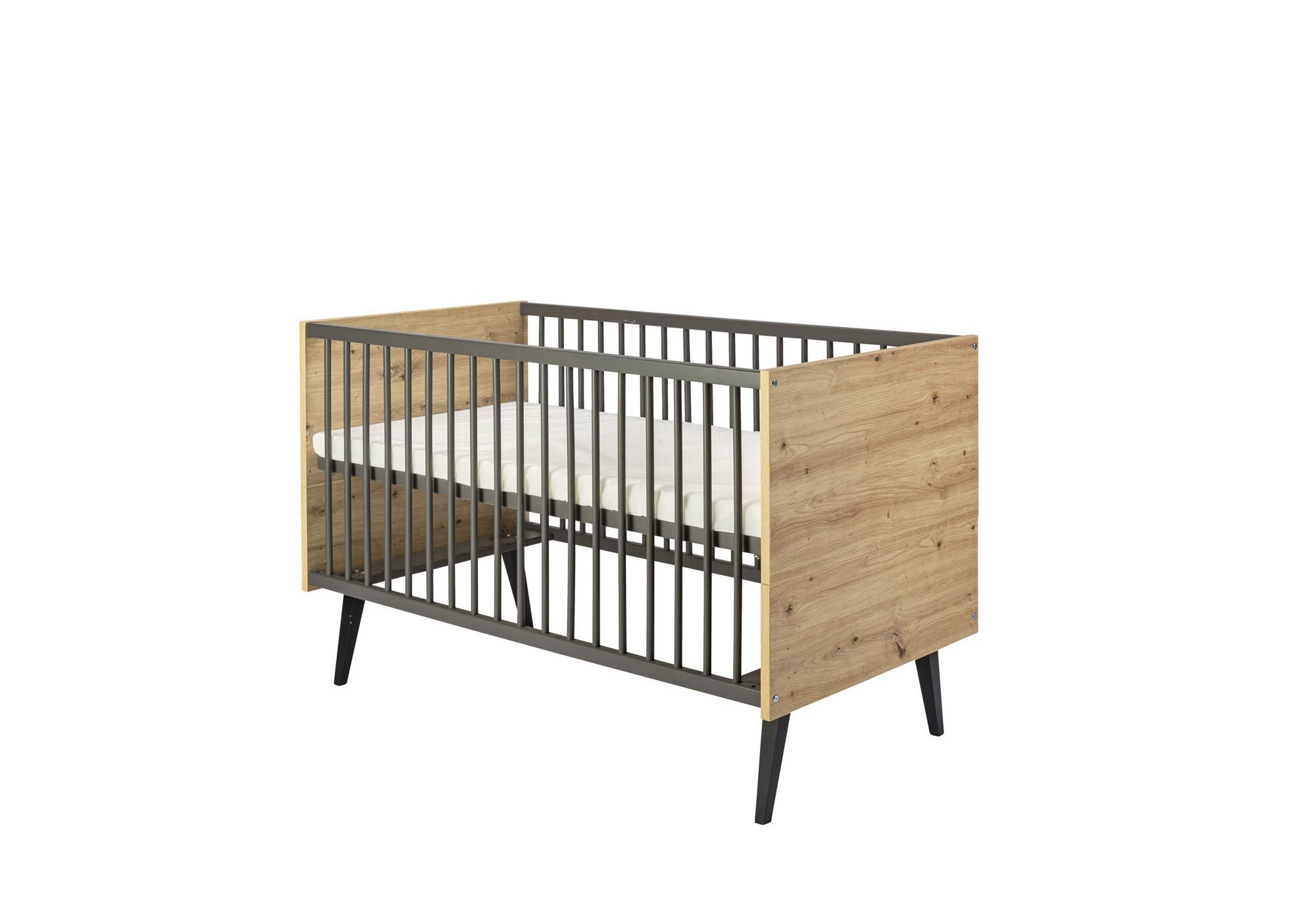 Schardt Babyzimmer-Komplettset Schardt 3-tlg Kinderzimmer Morris Oak mit Schrank 3 Türen, (Kinderzimmer-Set)