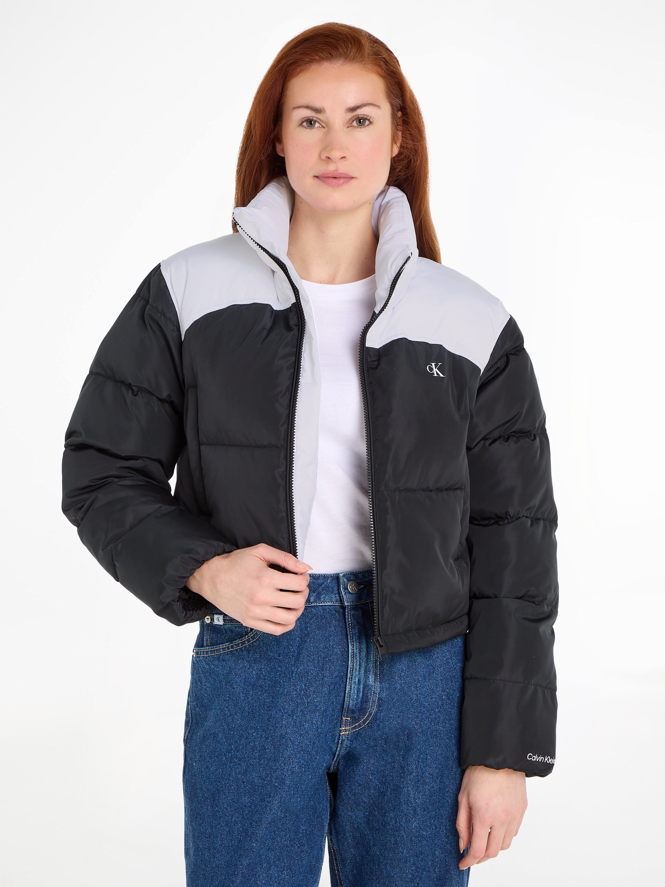 Calvin Klein Jeans Steppjacke NON DOWN CROPPED PUFFER