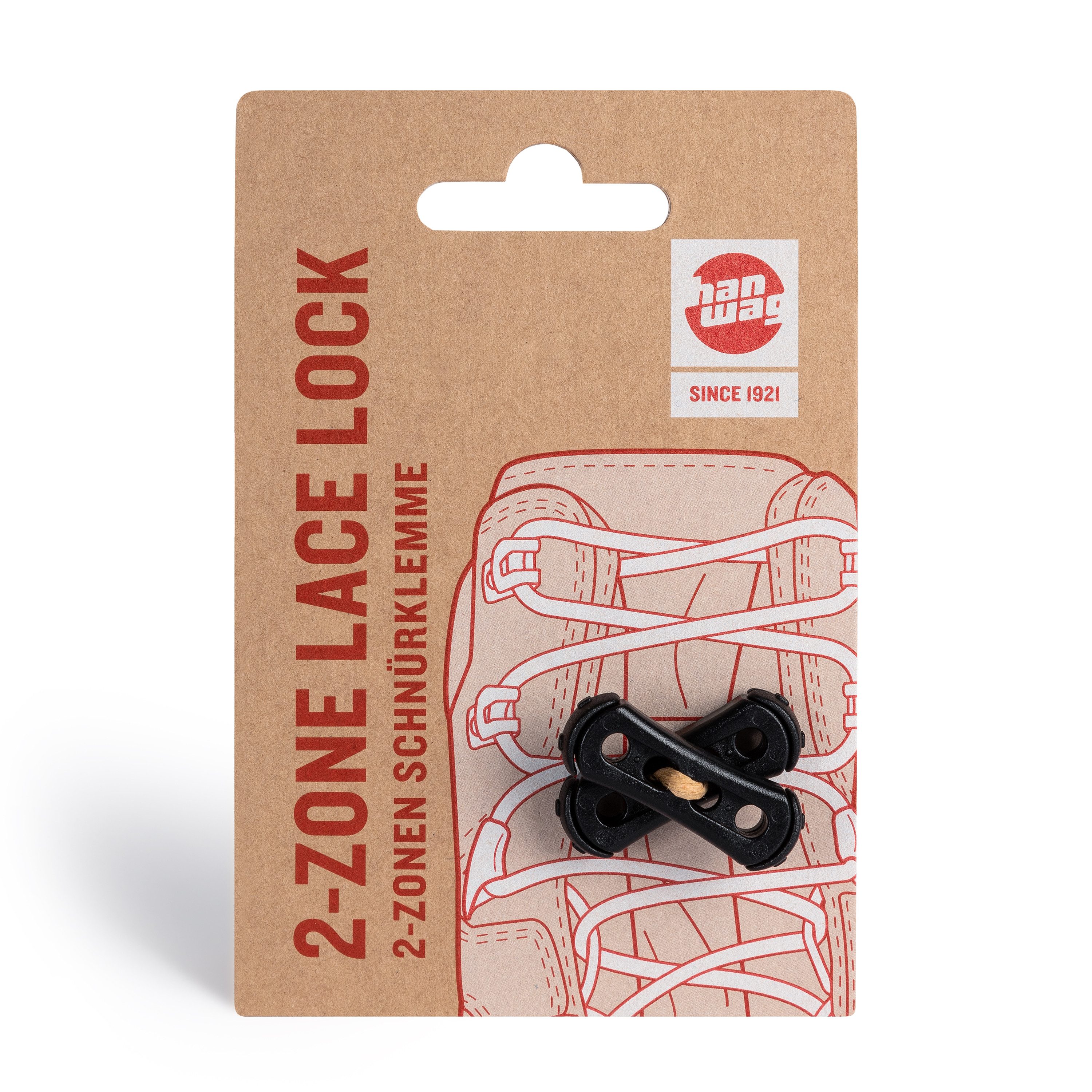 Hanwag Schnürsenkel 2 Zonen Lace Lock - Schnürklemme
