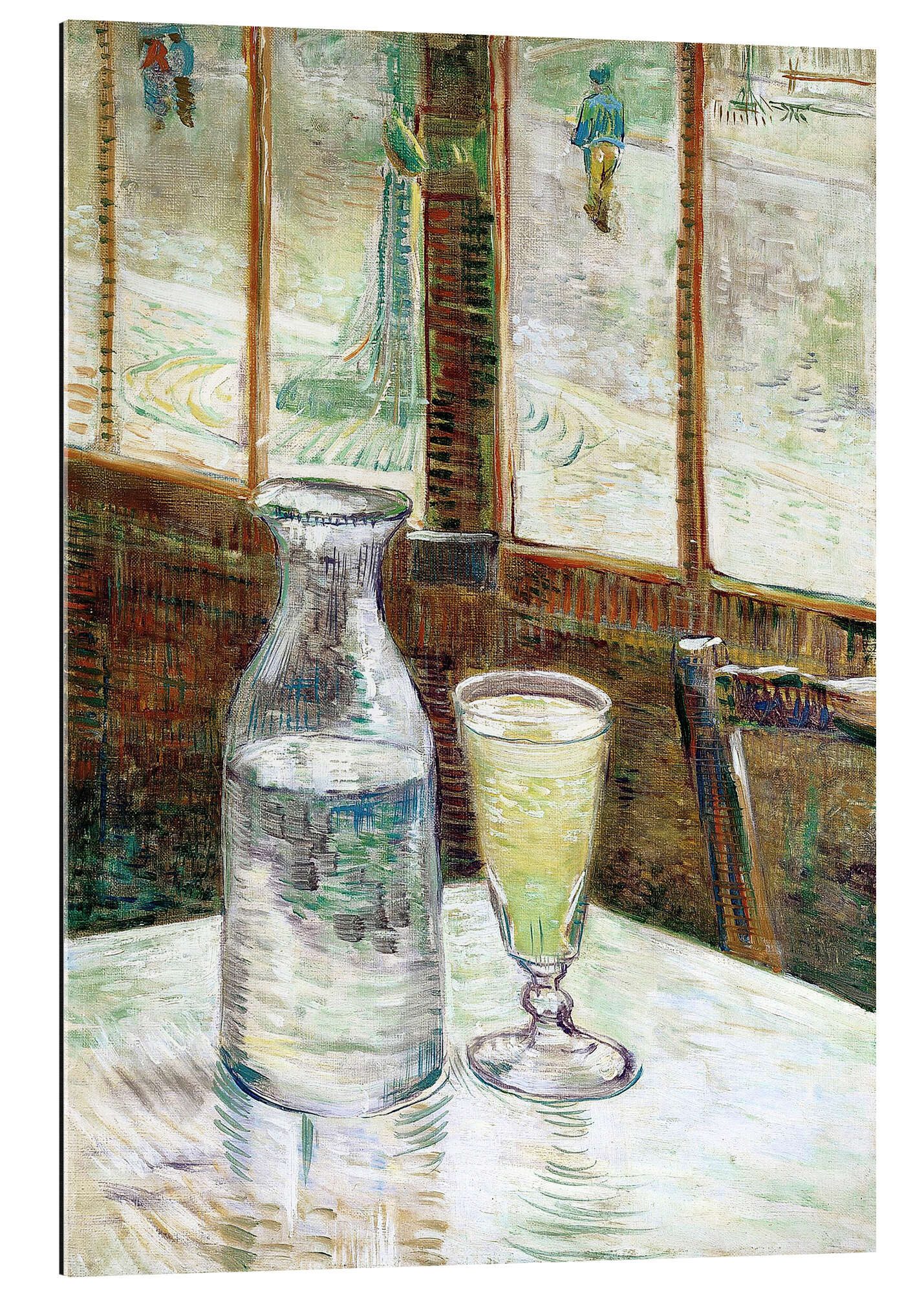 Posterlounge Wandbild Cafétisch mit Absint, Vincent van Gogh, erhältlich als Poster, Leinwandbild, Wandsticker oder Acrylglasbild