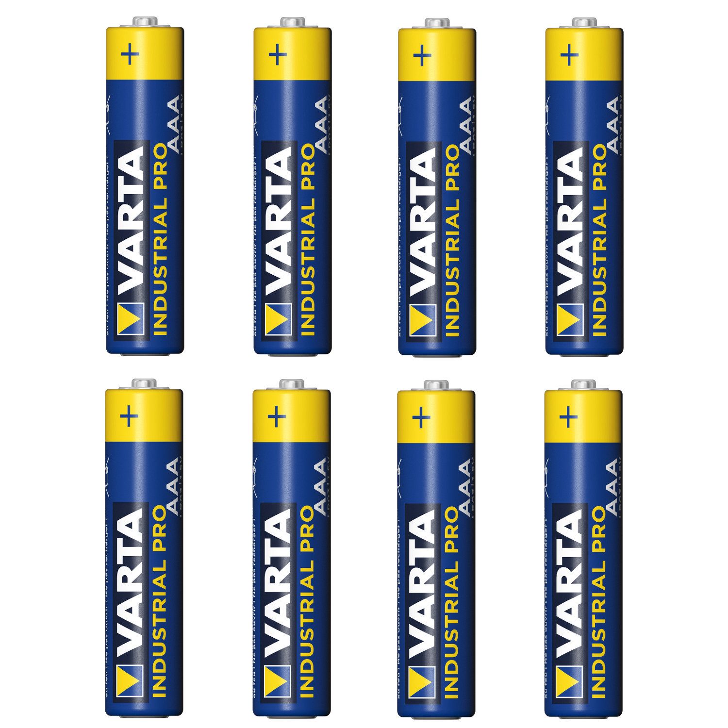 VARTA Batterie, (8 St), LR03/AAA R-03 Alkalibatterie