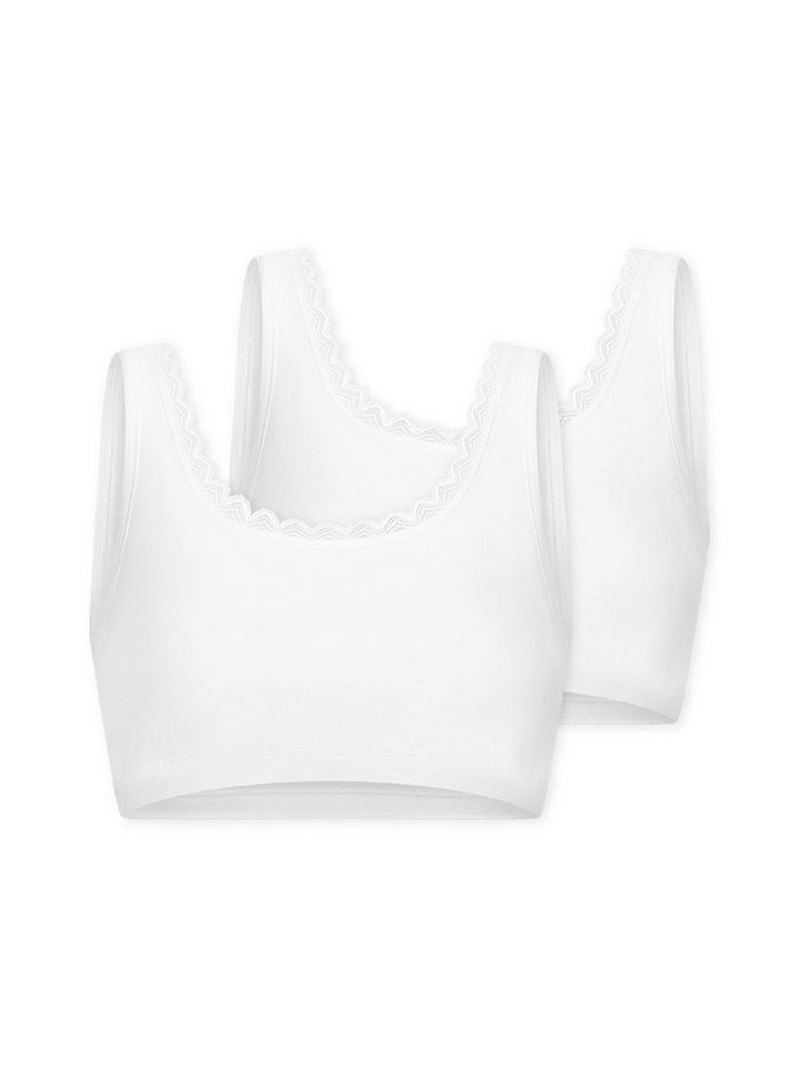 uncover by SCHIESSER Bustier Cotton Lace (2-tlg) BH, Bustier Top, Bustier‑BH