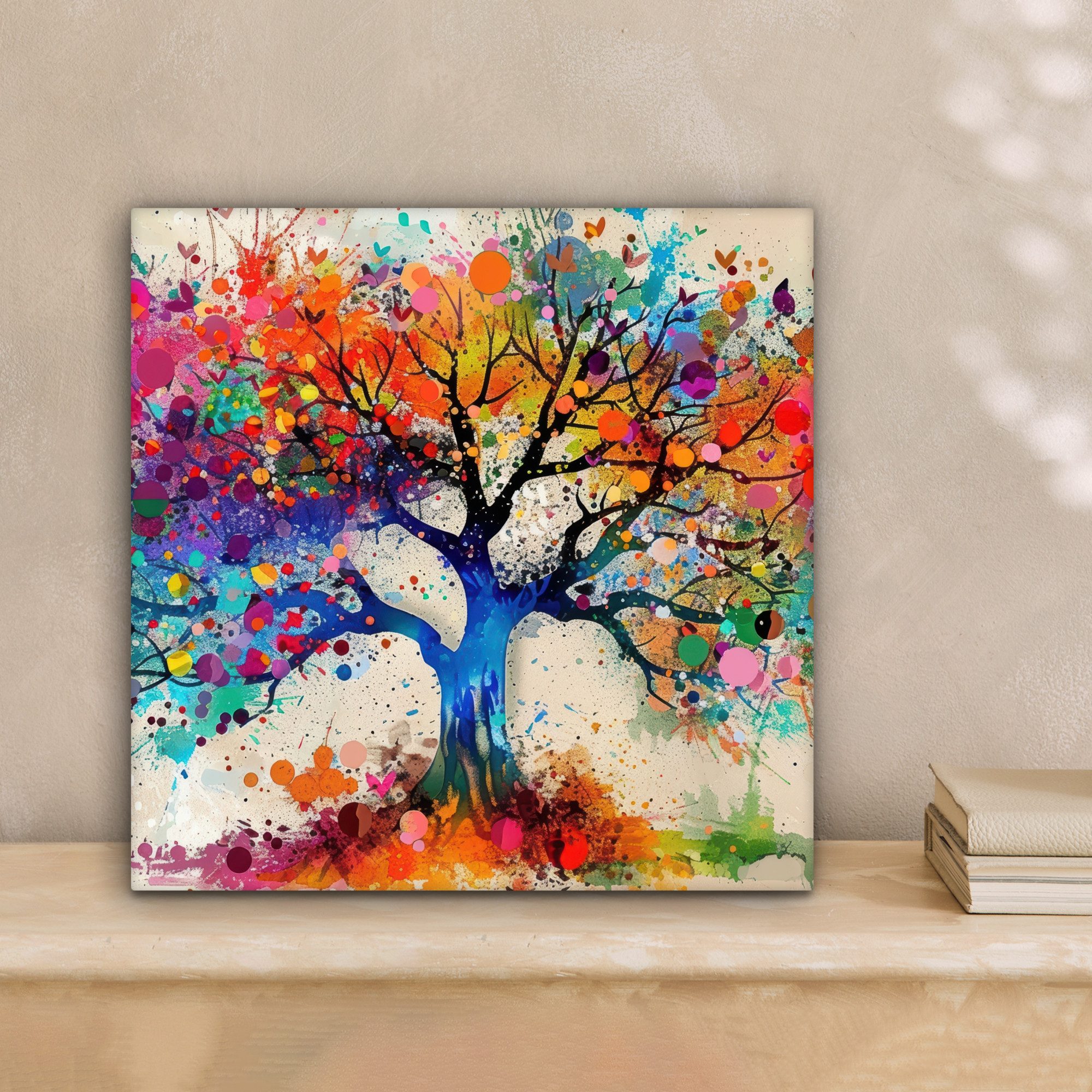 OneMillionCanvasses® Leinwandbild Baum des Lebens - Natur - Farbenfroh - Ba günstig online kaufen
