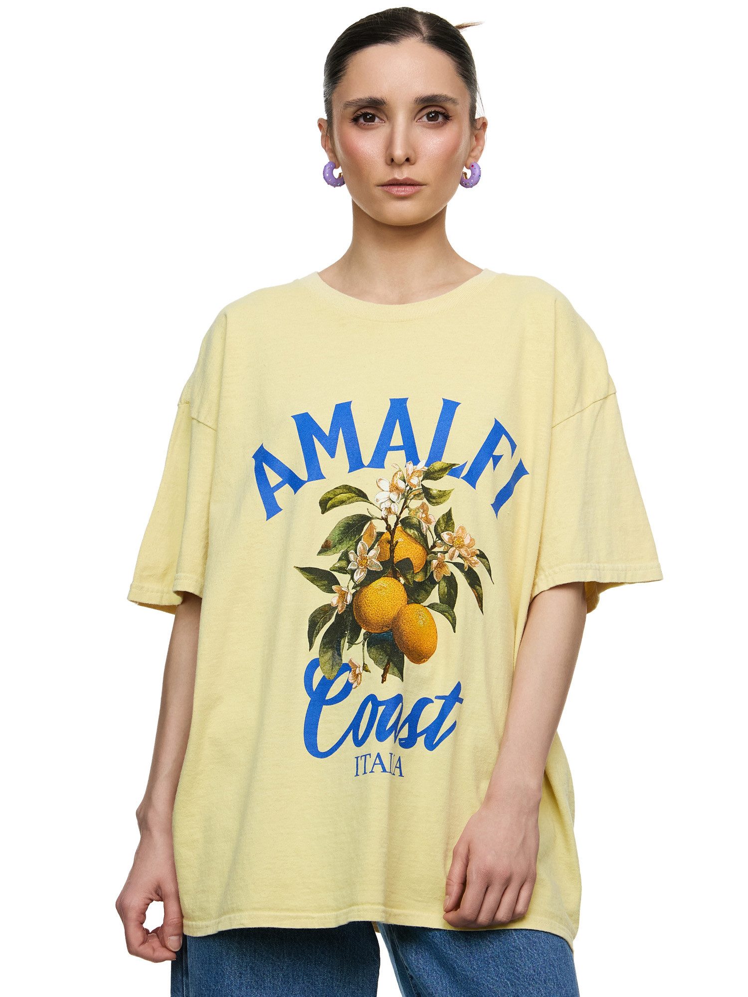 Worldclassca T-Shirt Worldclassca Oversized Print Amalfi günstig online kaufen