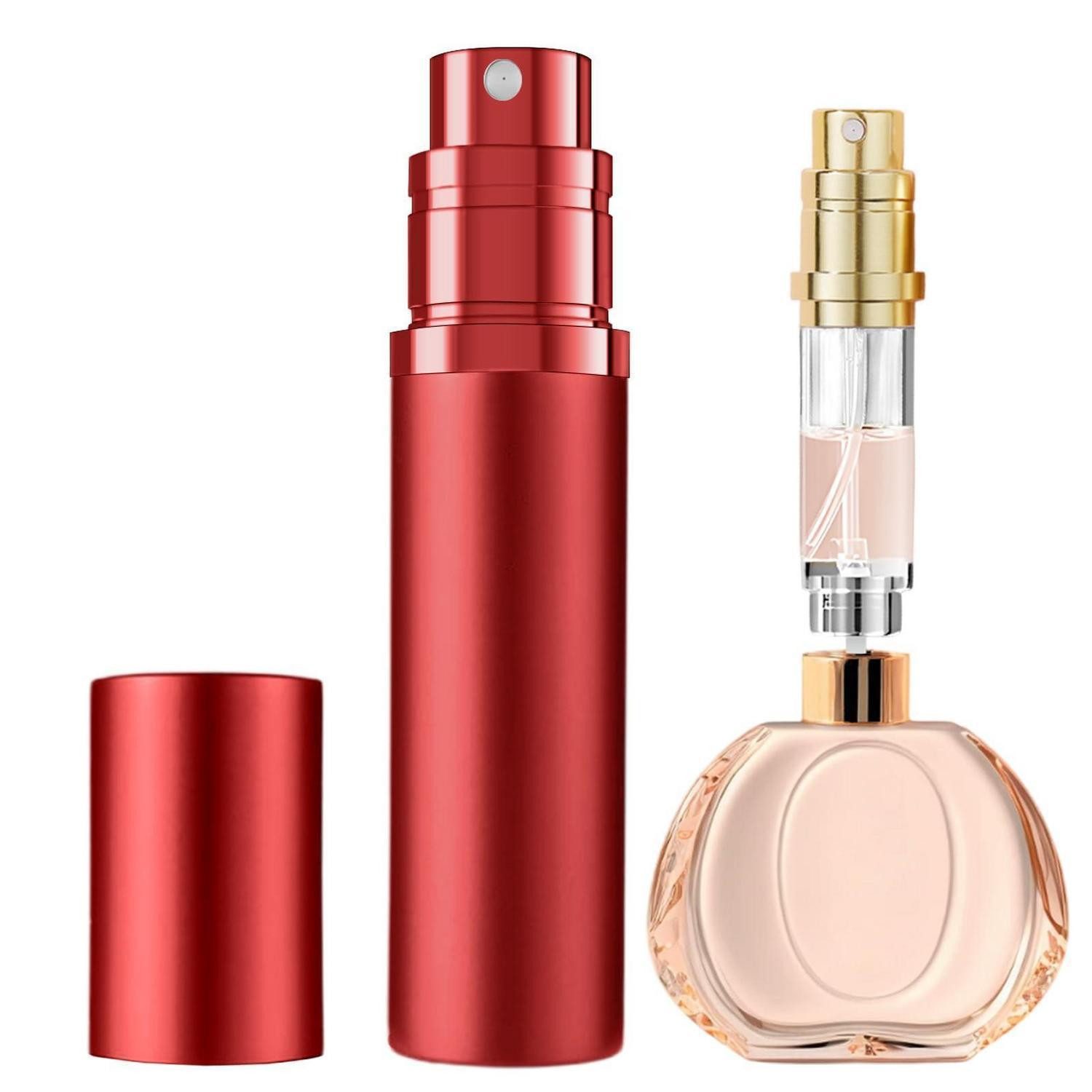 LuxusKollektion Parfümzerstäuber Parfümzerstäuber Nachfüllbar 5ml Rot