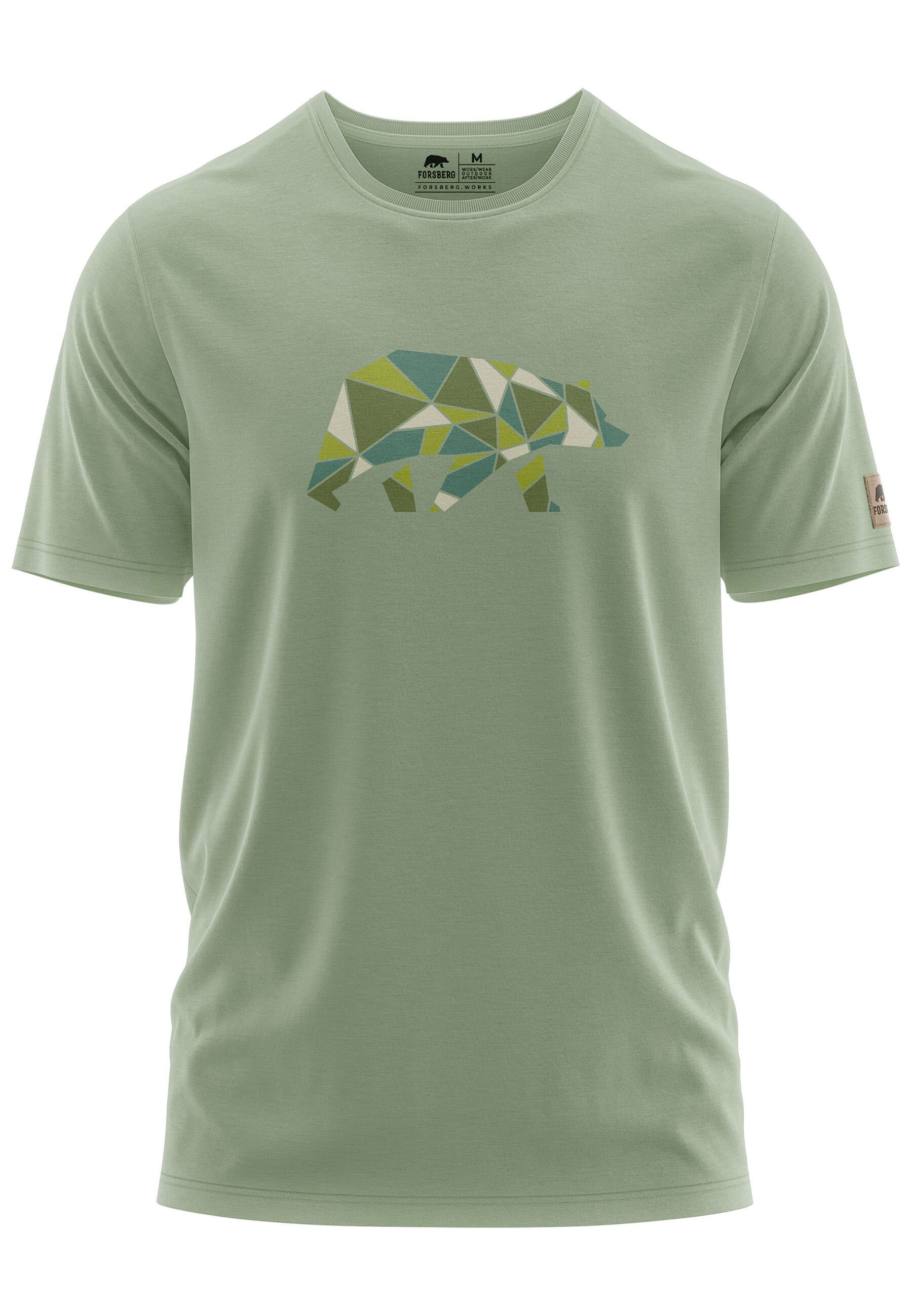 FORSBERG T-Shirt Espenson T-Shirt mit Brustlogo günstig online kaufen