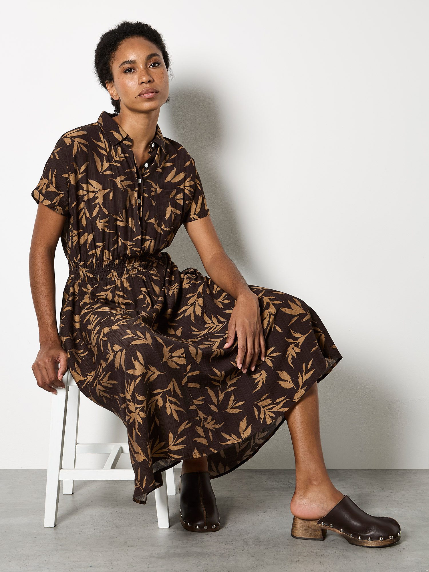 Apricot Midikleid günstig online kaufen