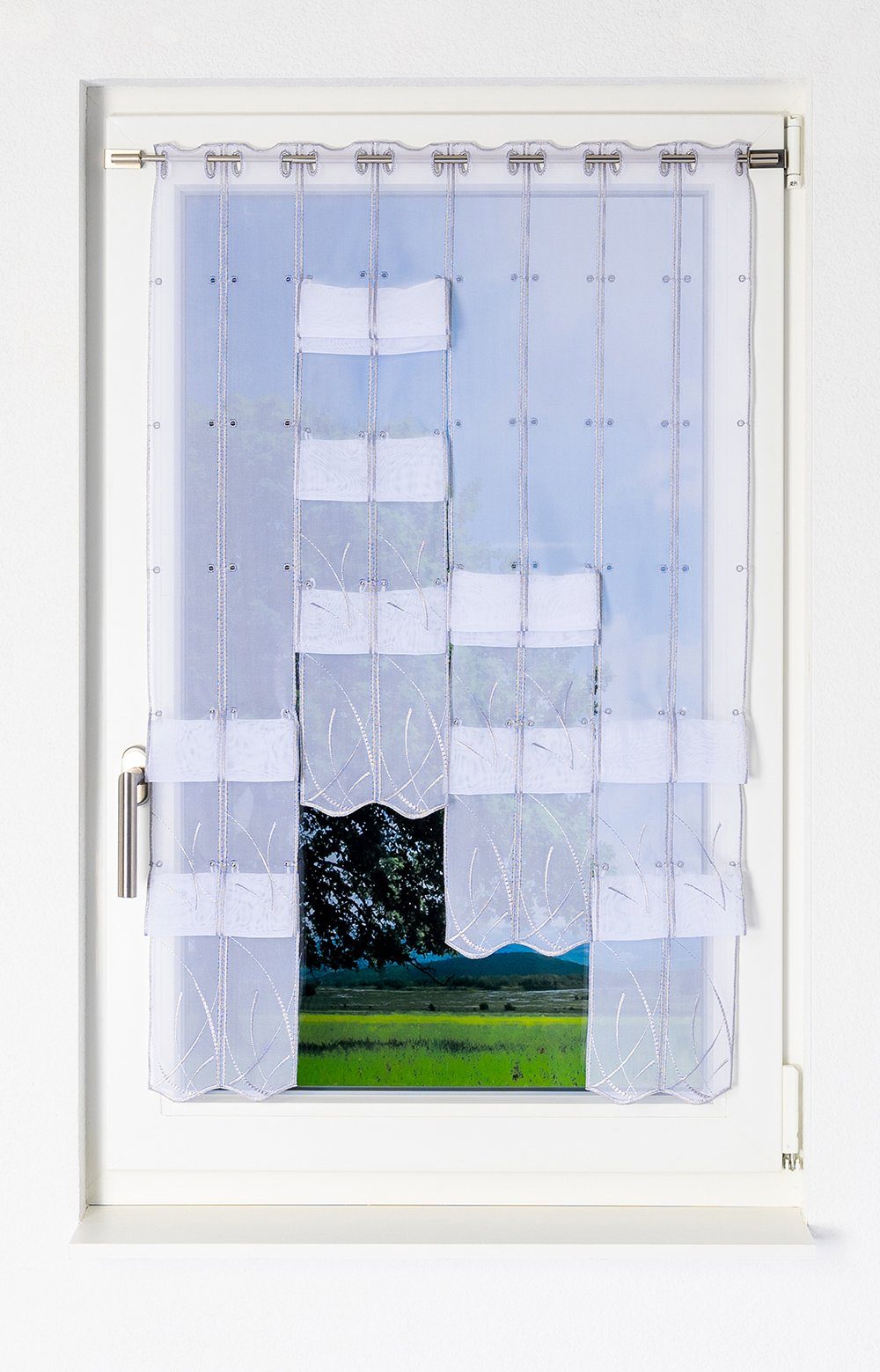 HxB Panneaux Abstrakta, (1 Panneaux 125x46.8cm steingrau St), LYSEL®, transparent,