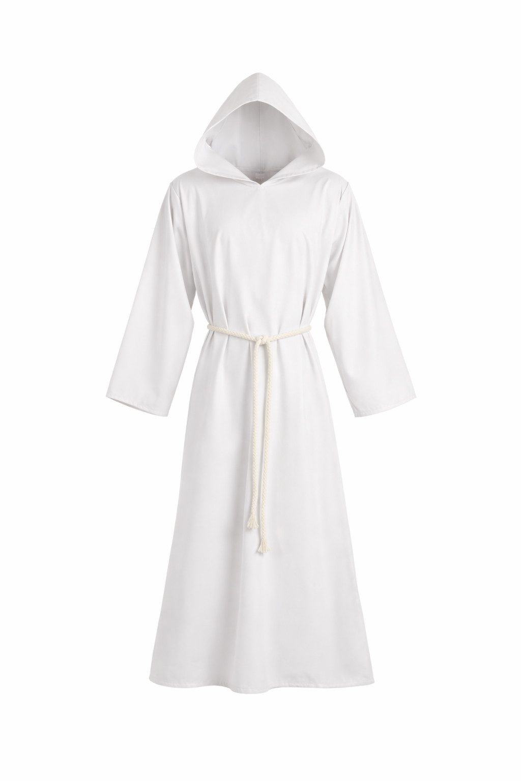 Ramona Lippert Mönch-Kostüm Mönchskutte mit Kapuze und Kordel Einheitsgröße Fasching Karneval