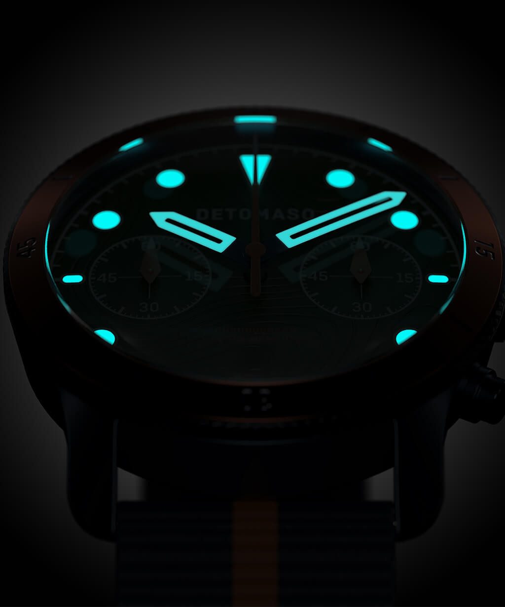DETOMASO Quarzuhr VENTURE CHRONO TOPO BLUE günstig online kaufen