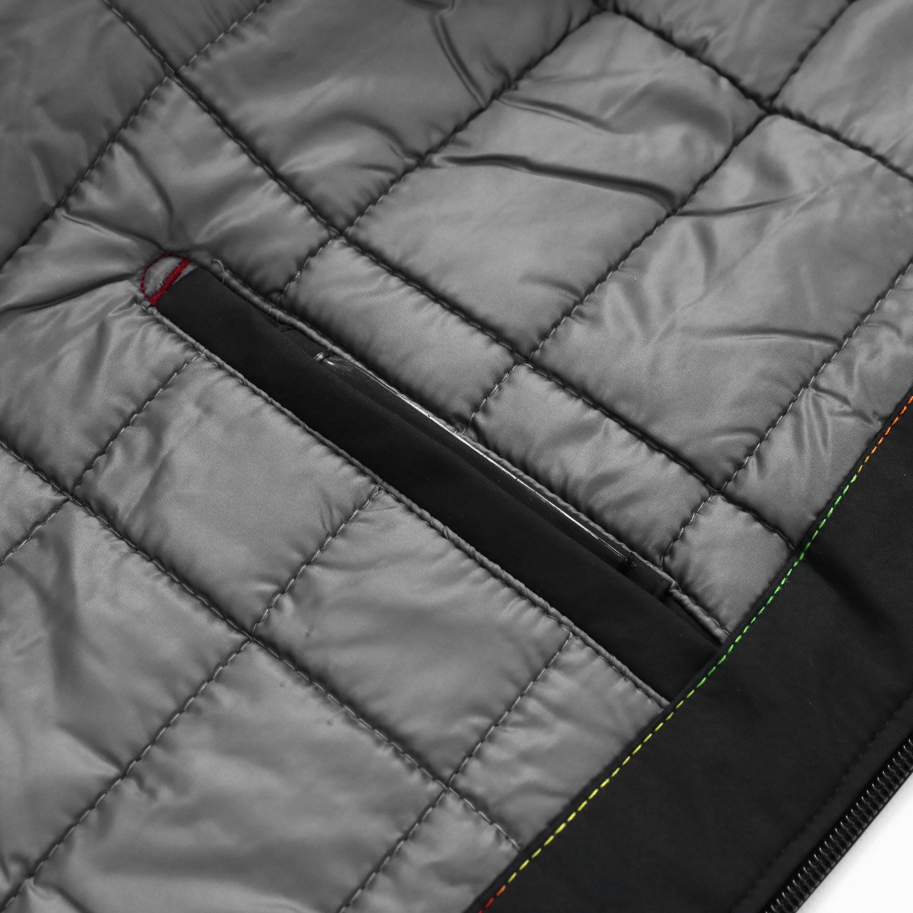 Allthemen Winterjacke mit Reißverschluss Bomberjacke Herren gefüttert Übergangsjacke – Bild 4 von 5