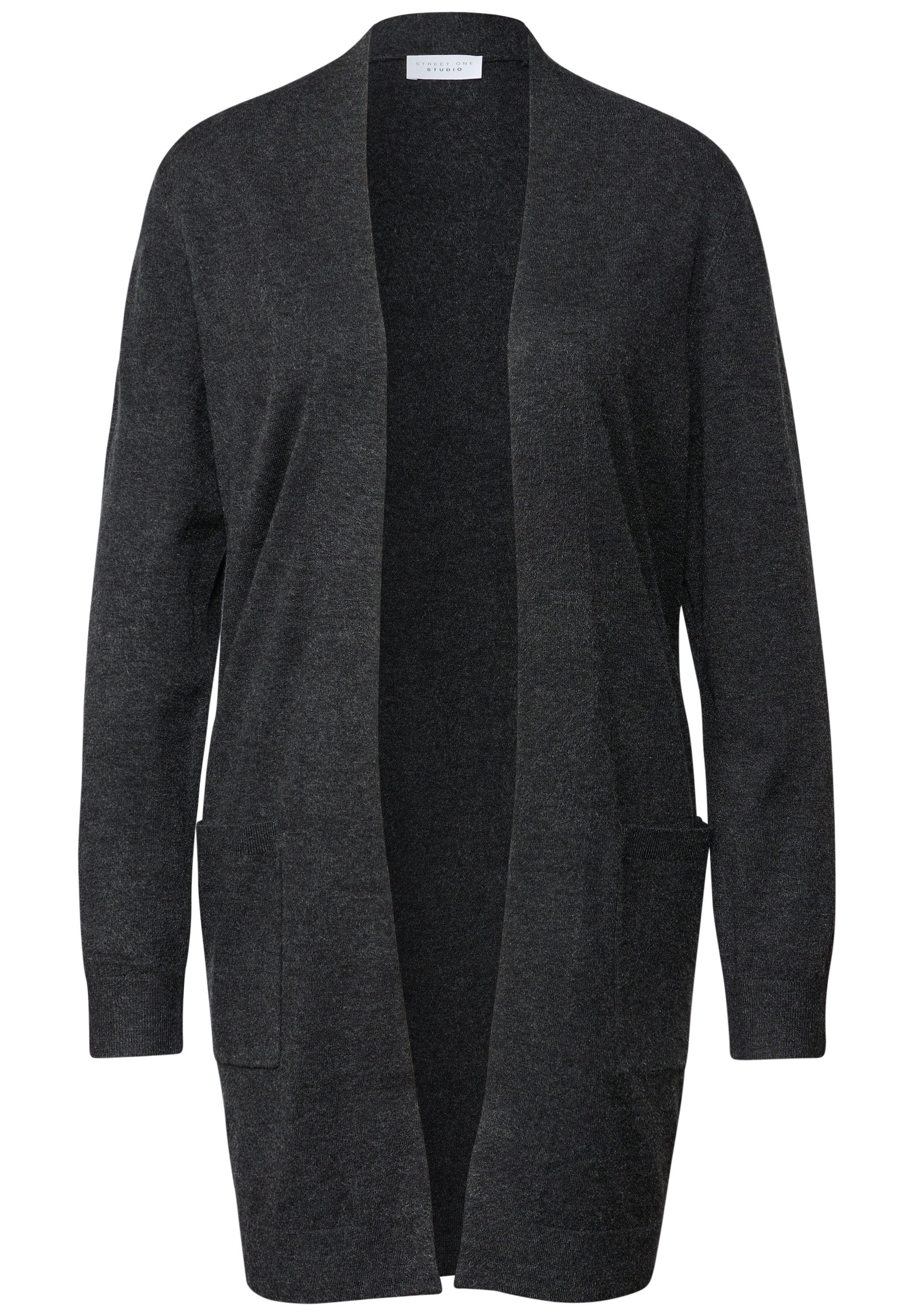STREET ONE STUDIO Longstrickjacke aus softem Materialmix