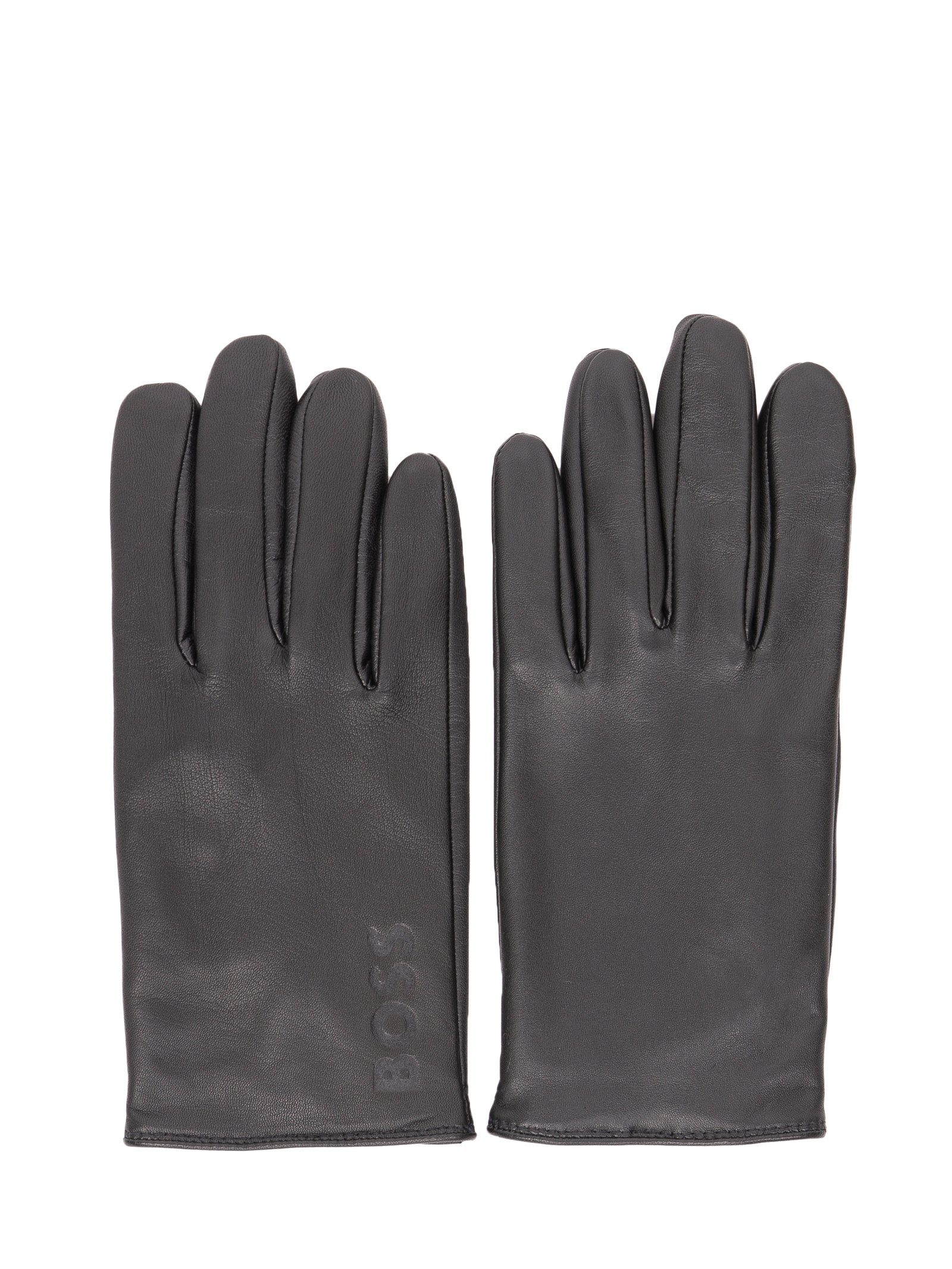 Lederhandschuhe mit Logo
