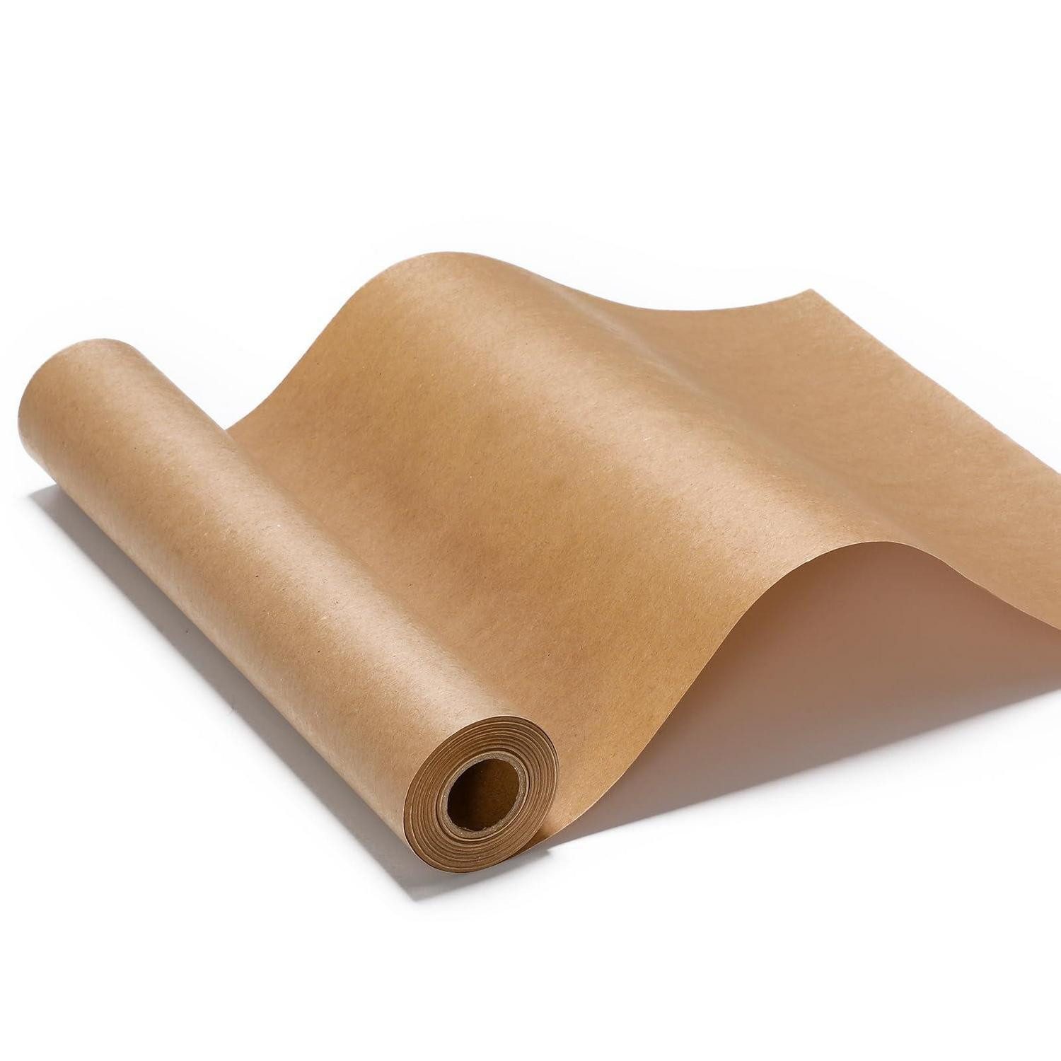 LuxusKollektion Packpapier Geschenkpapier Braun Kraftpapier 30.5CM x 20M