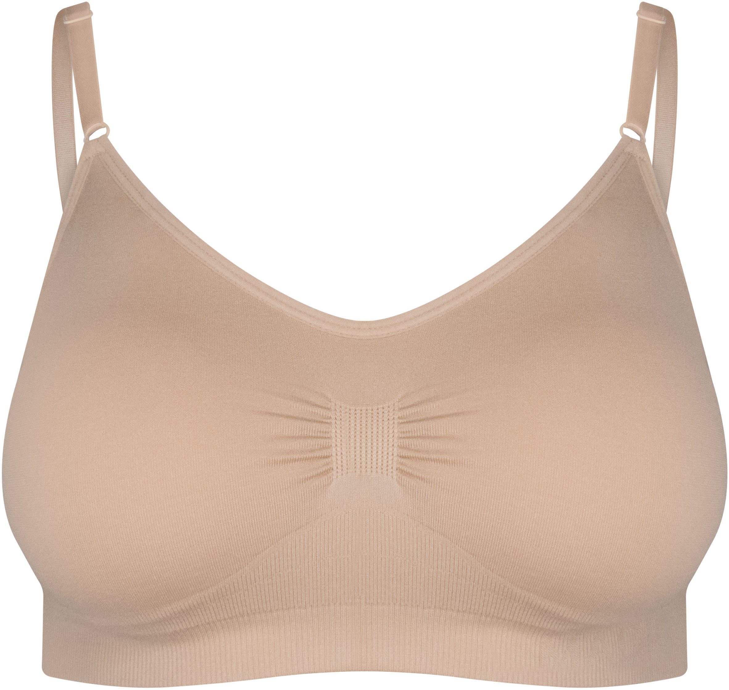 MAGIC Bodyfashion Bügelloser BH Comfort Bra bequemer nahtloser und bügelloser Träger-BH