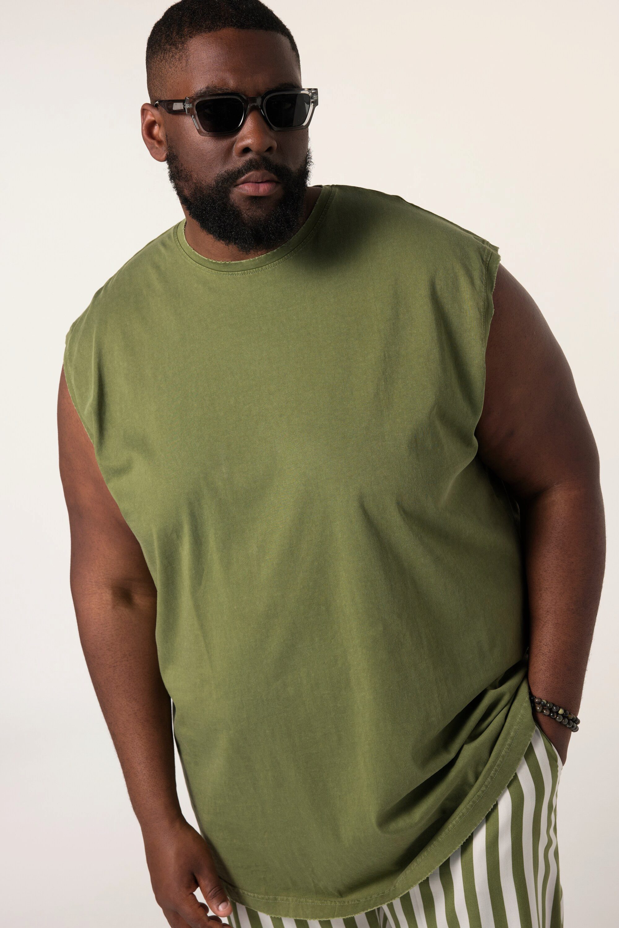 STHUGE T-Shirt STHUGE Tanktop oversized Vintage günstig online kaufen