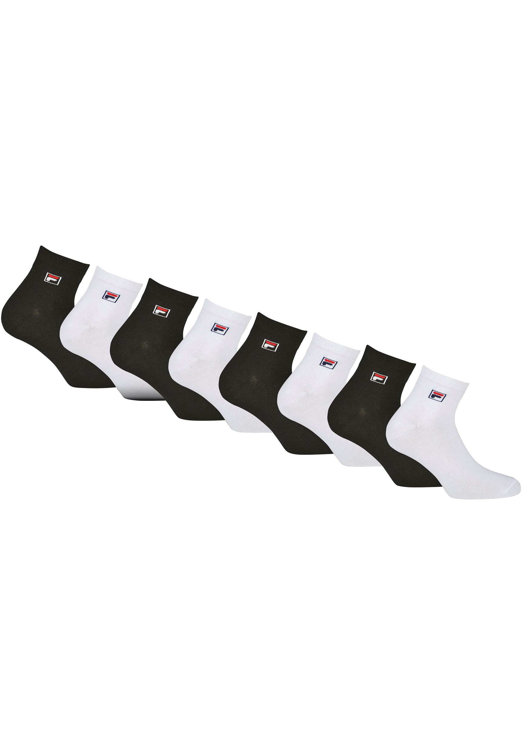 Fila Kurzsocken UNISEX QUARTER PLAIN SOCKS (9-Paar) mit Logo-Schriftzug günstig online kaufen