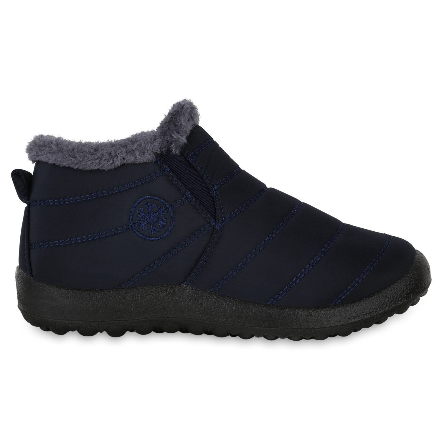 VAN HILL 841499 Winterstiefelette Damen Winter Boots Fiona Gesteppte Stiefeletten Warm Gefüttert – Bild 2 von 4