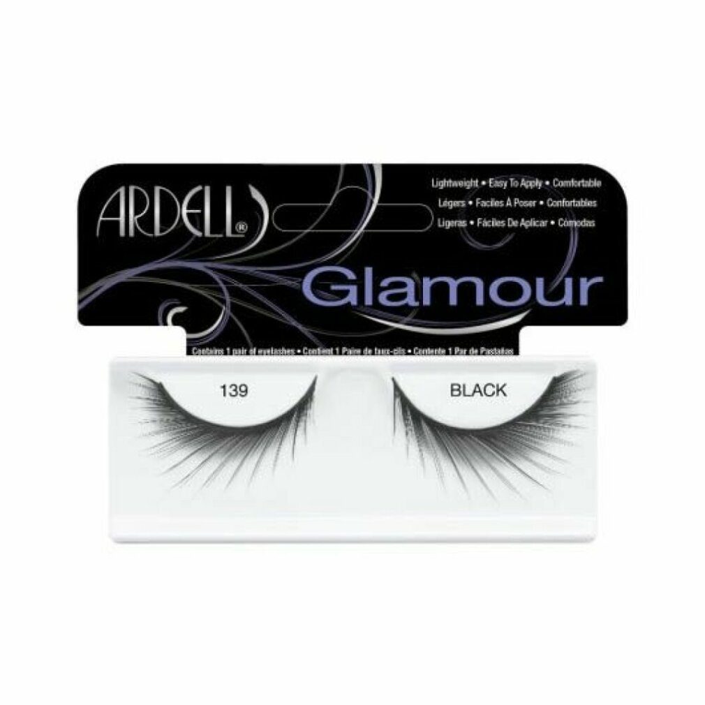 ARDELL Einzelwimpern, Edgy, False Eyelashes, 139, Black