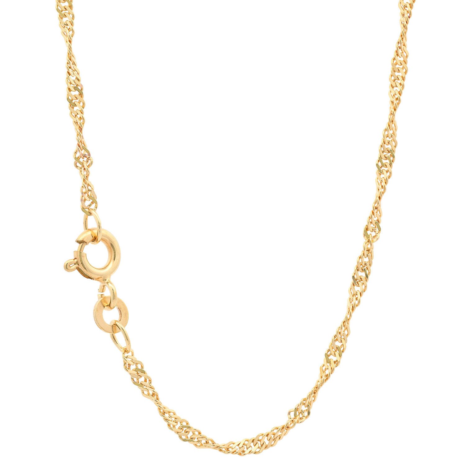 HOPLO Goldkette Goldkette Singapurkette Länge 42cm - Breite 1,8mm - 333-8 K günstig online kaufen