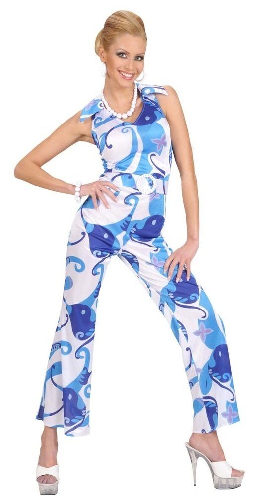 Das Kostümland Kostüm 70er Jahre Anzug Dancing Queen für Damen - Blau