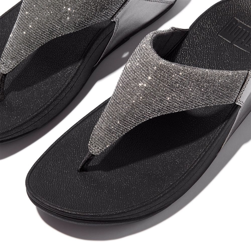 Fitflop Lulu Shimmerlux Toe-Post Sandals Sandale günstig online kaufen