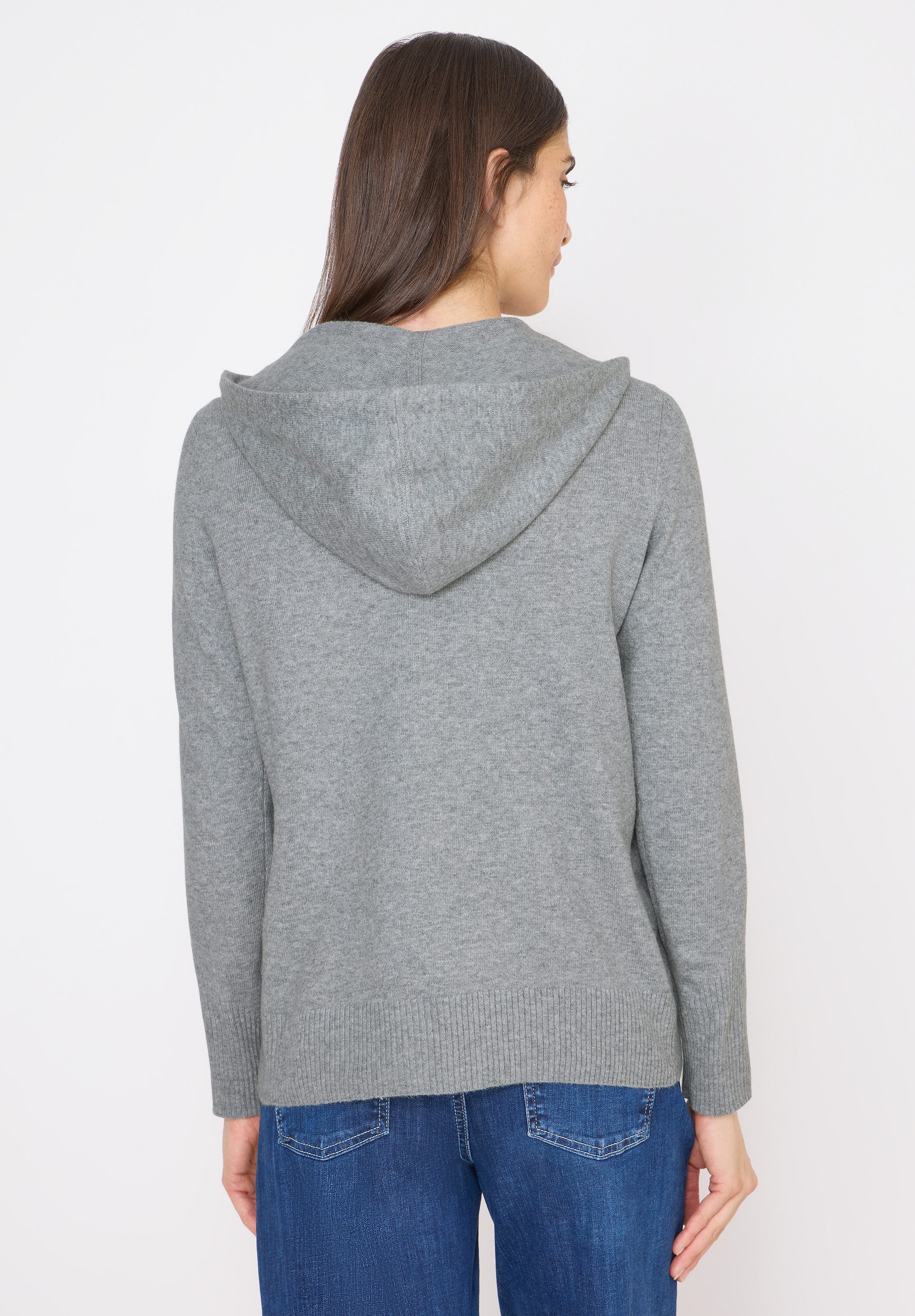 CECIL Cardigan mit Kapuze mit Tunnelzugband günstig online kaufen
