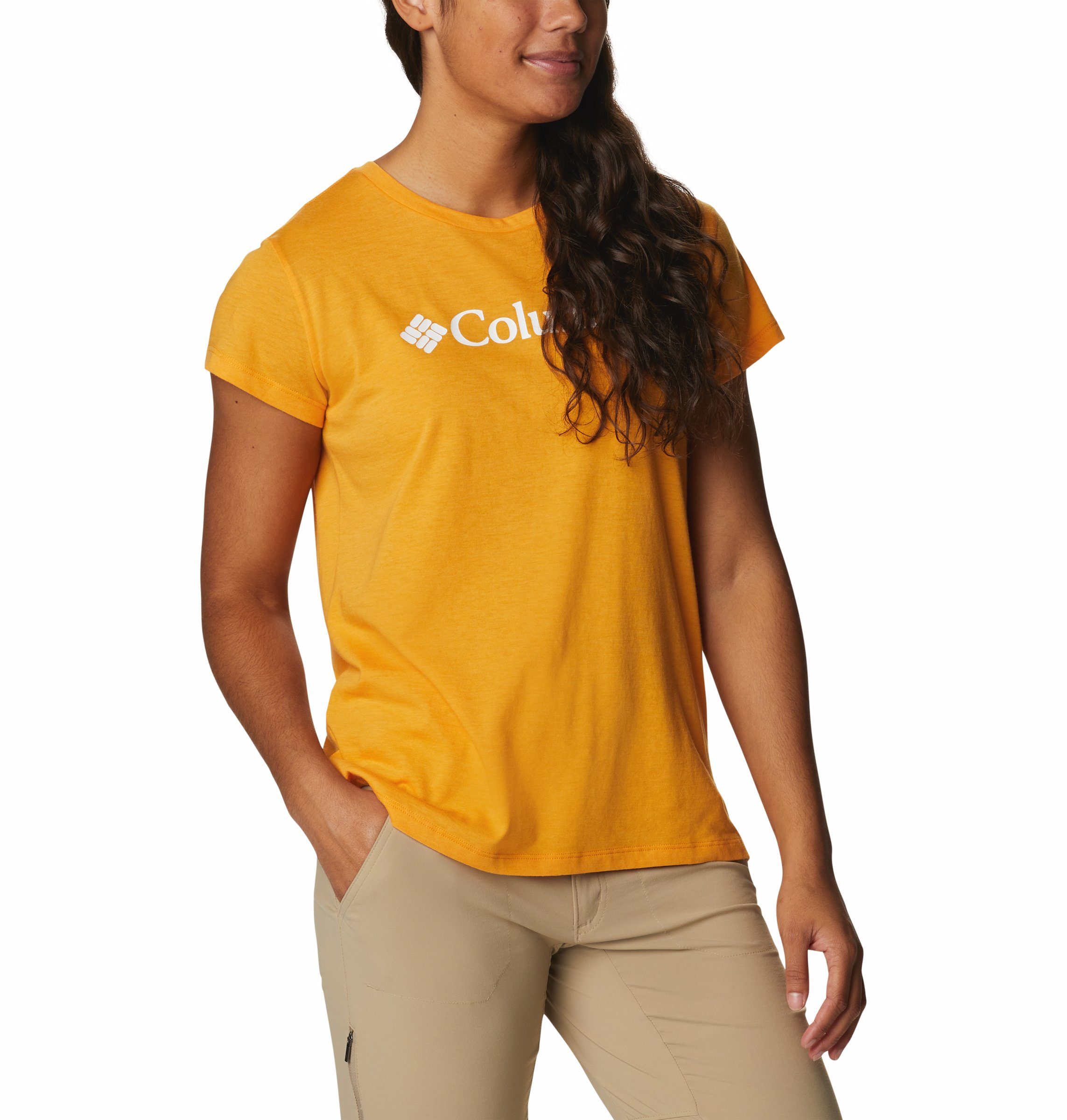 Damen Trek Graphic T-Shirt Columbia T-Shirt heather Columbia Adult Casual mango