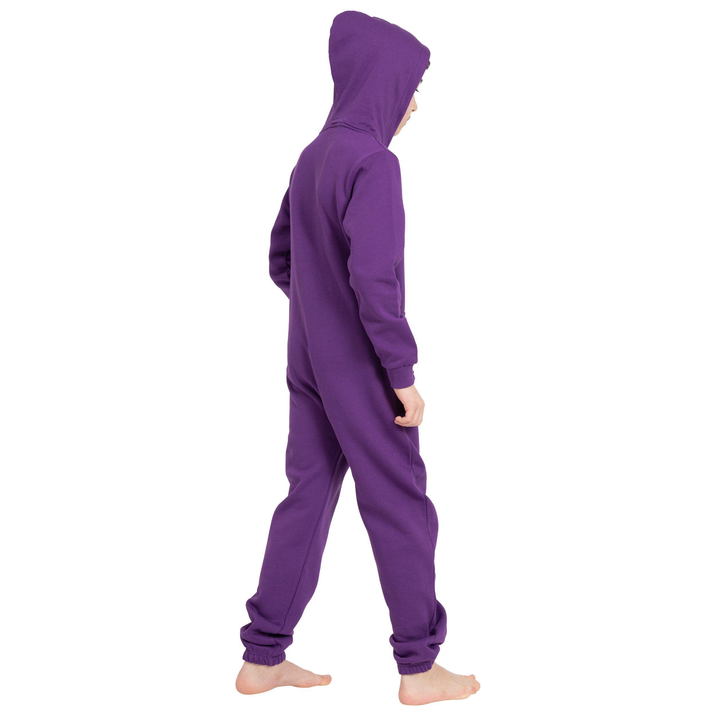 Basisstoff Jumpsuit Yuppie Kinder Jungen Mädchen Overall Onesie Anzug Kids – Bild 3 von 5