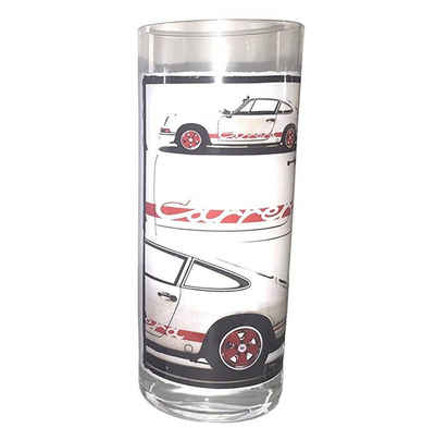 Porsche Longdrinkglas 1973-911 Carrera RS2.7 Longdrinkglas Sammlerglas 300ml Скло Limited, aus hochwertigem Kristallglas, Longdrink Glas, Sammlerstück, Spülmaschinengeeignet, Kristallglas, Set