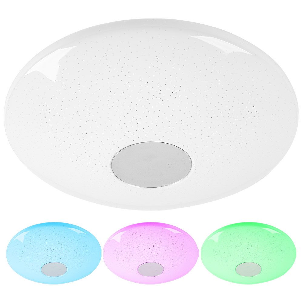 EGLO LED Deckenleuchte, LED-Leuchtmittel fest verbaut, Kaltweiß, Warmweiß, Neutralweiß, Tageslichtweiß, Farbwechsel, Smart Home Deckenlampe Deckenleuchte LED CCT Wohnzimmer Smart App