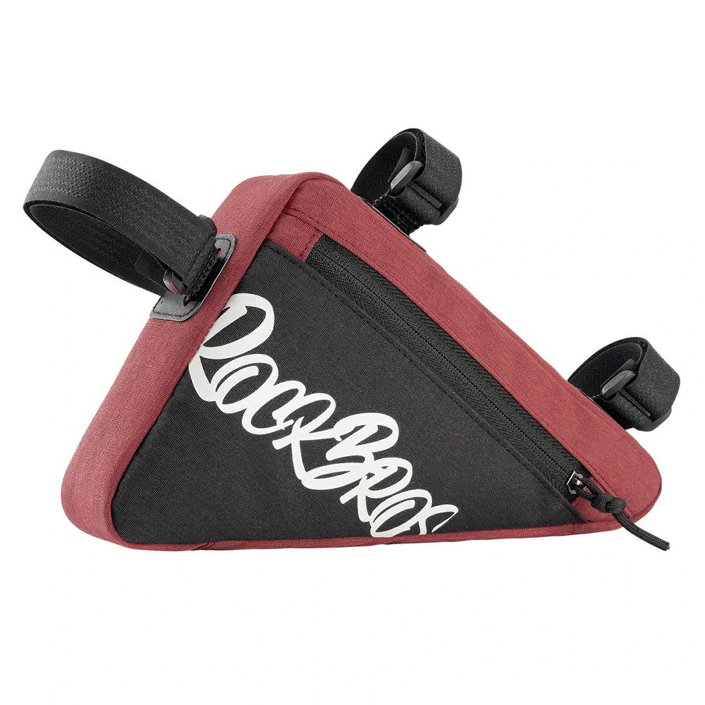ROCKBROS Rahmentasche Fahrradtasche Dreieckstasche Oberrohrtasche (Spar-Set, 1-tlg., 24 x 21 x 4 cm leicht), wasserabweisend, Klettmontage, Netzfächer
