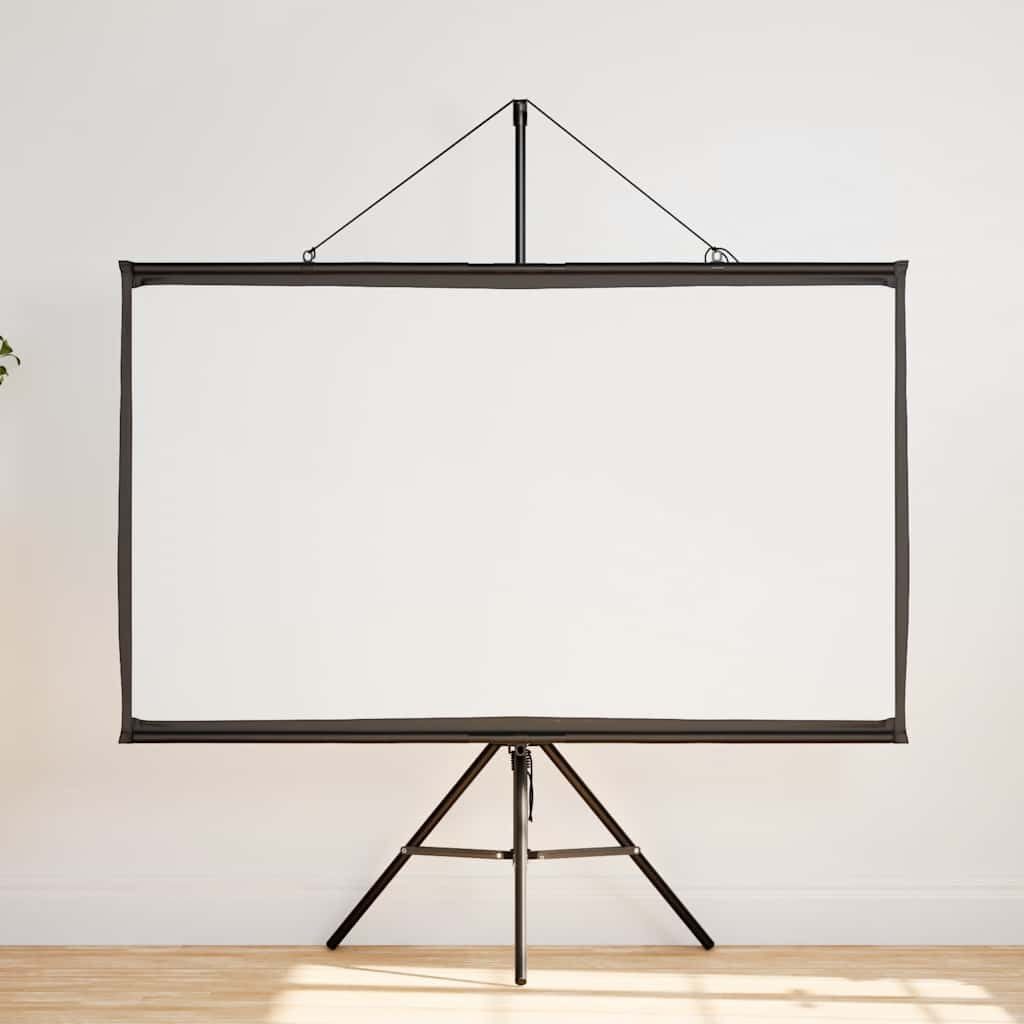 vidaXL 60aposapos 169 Beamer Leinwand mit Stativ 60 Zoll 169 Pull-Up-Leinwand