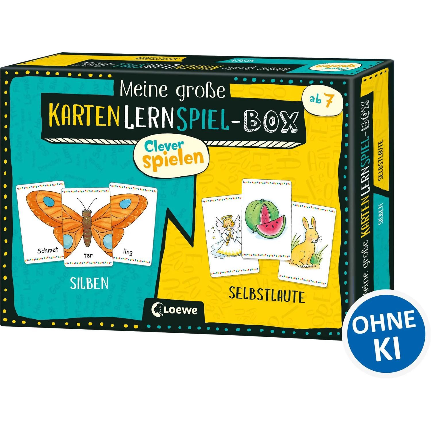 Loewe Spiel Clever Spielen - Meine große KartenLernSpiel-Box - Silben/Selbstlaute