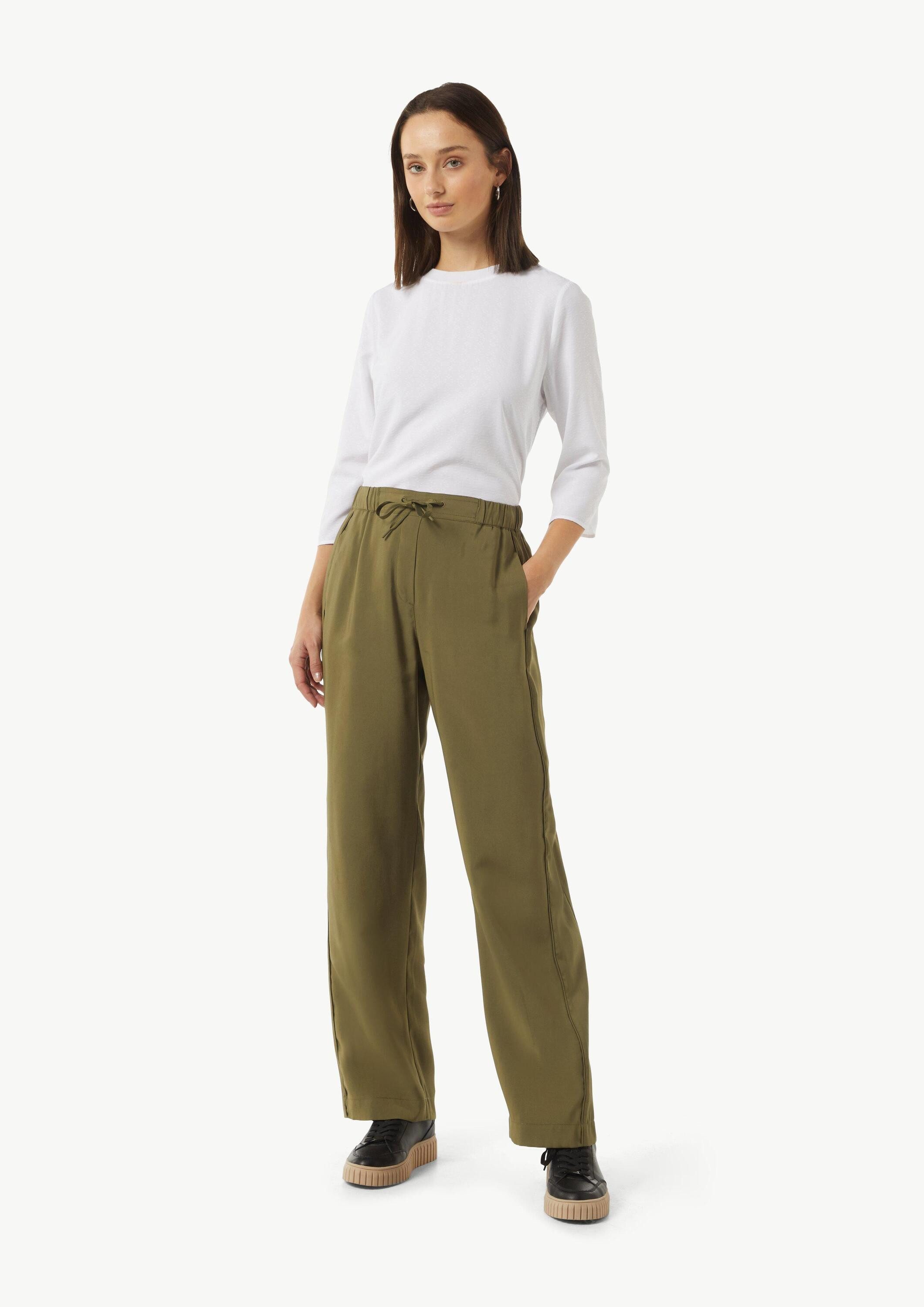 comma Chinos Hose Hose mit weitem günstig online kaufen