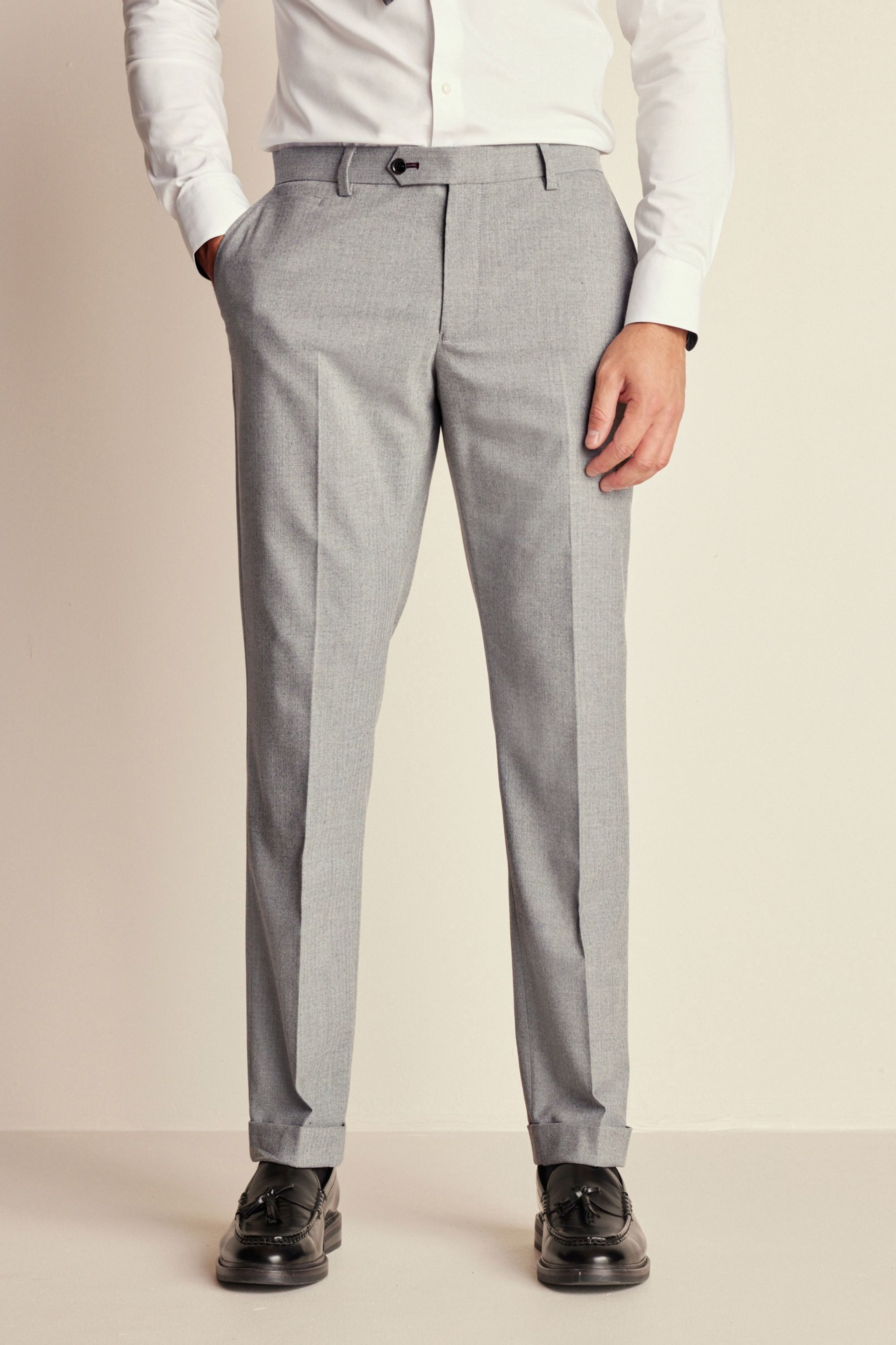 Next Anzughose Slim Fit Anzughose mit günstig online kaufen