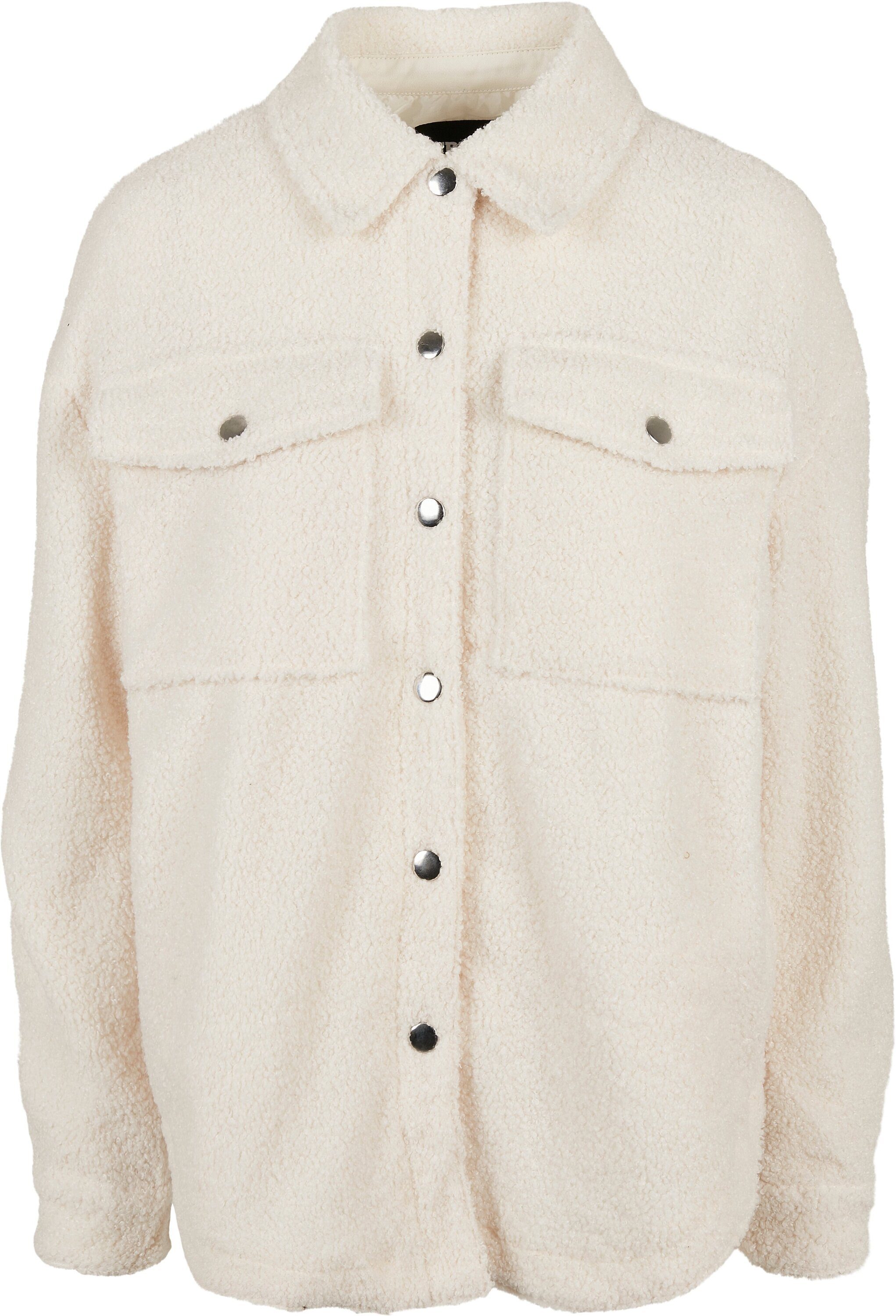 Damen URBAN Overshirt (1-tlg) Sherpa Langarmhemd whitesand Ladies CLASSICS