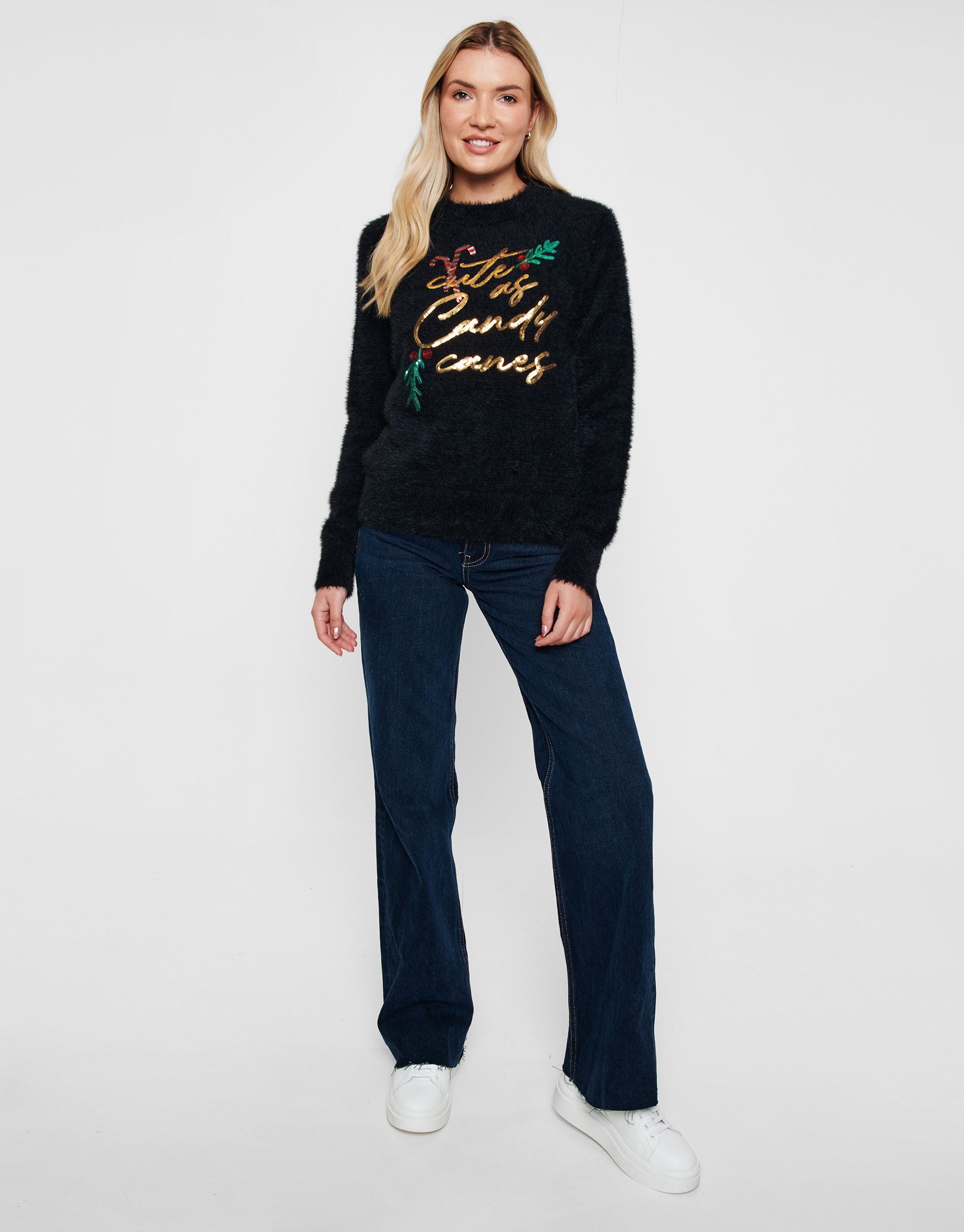 Threadbare Rundhalspullover Candy Canes (1-tlg) mit günstig online kaufen