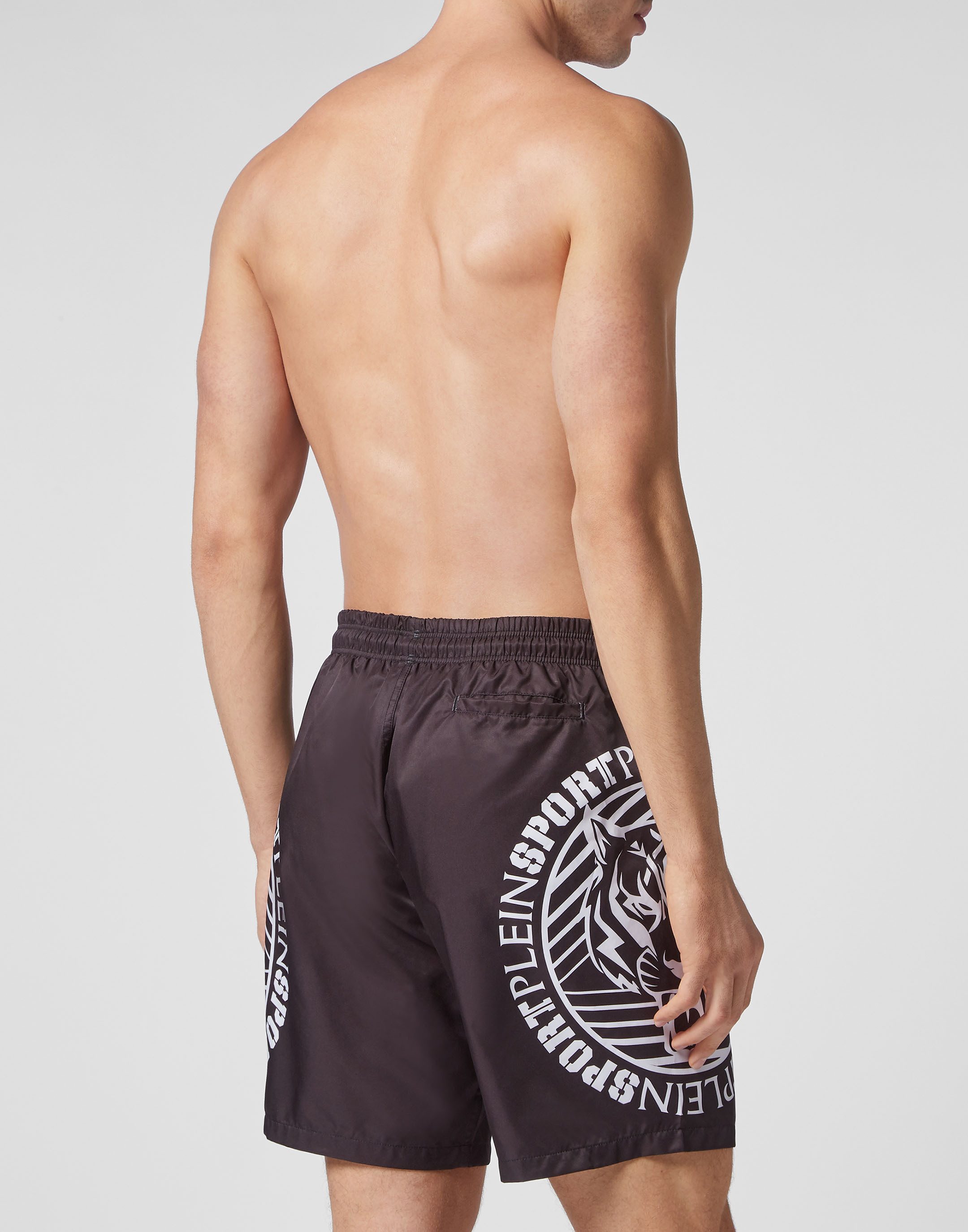 PLEIN SPORT Badehose Tiger