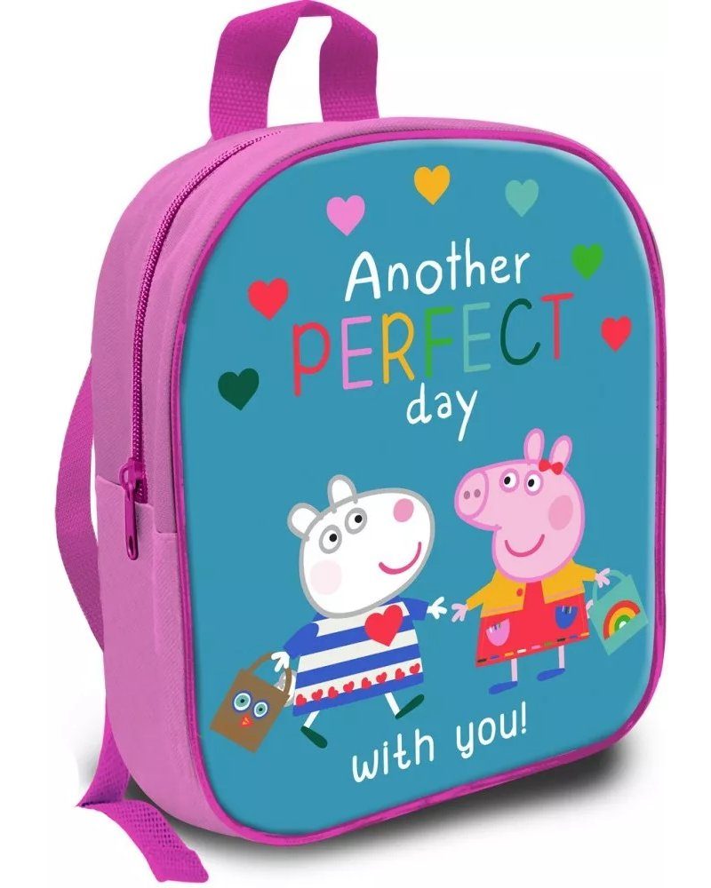 Peppa Pig Kinderrucksack Peppa Pig Wutz Kinder Rucksack Mädchen Kindergarten Tasche 29cm
