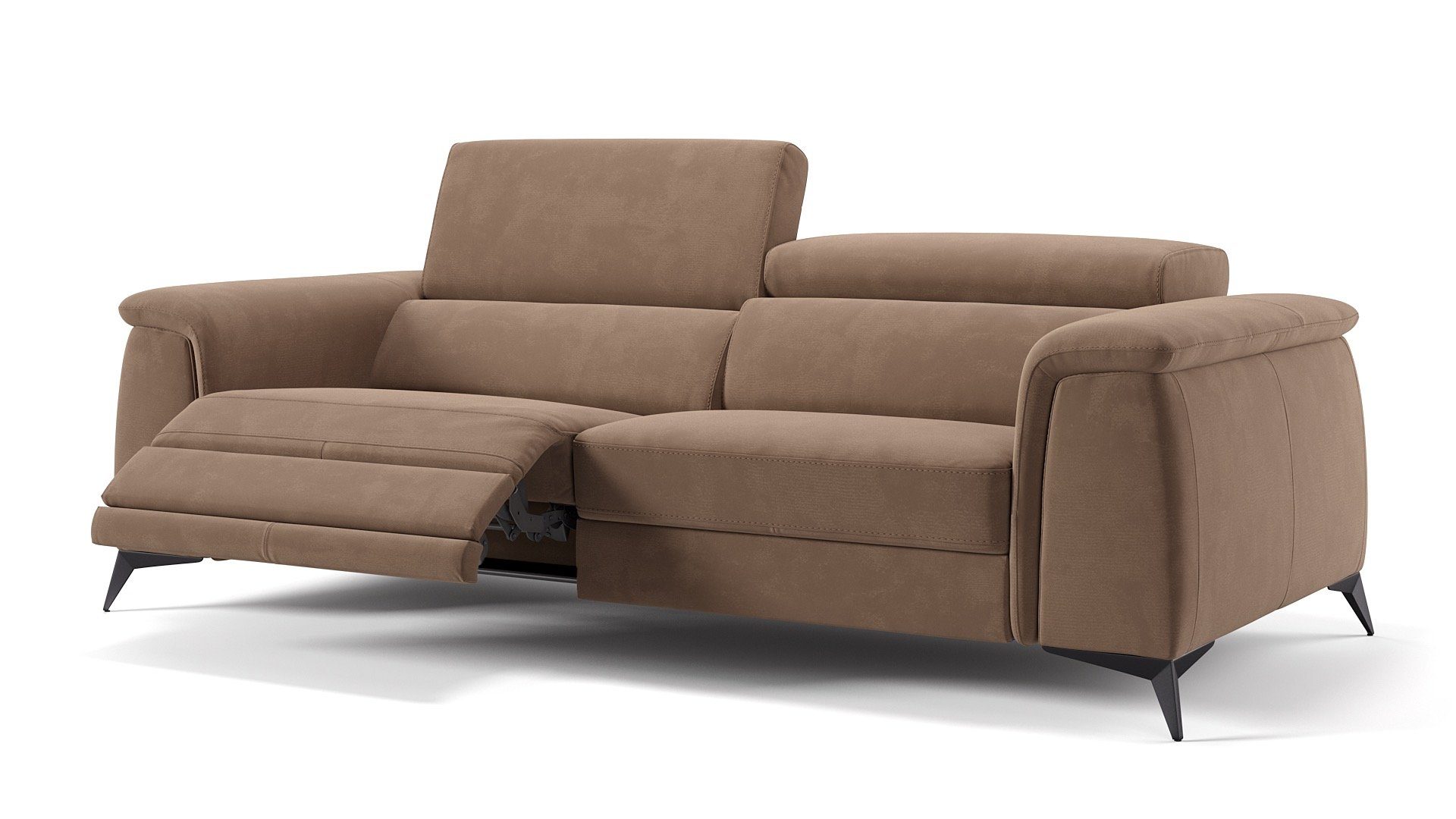 Sofanella 3-Sitzer Stoff LIVORNO, Relaxcouch, Designersofa, Designer Sofa, 3er Couch, Sofagarnitur