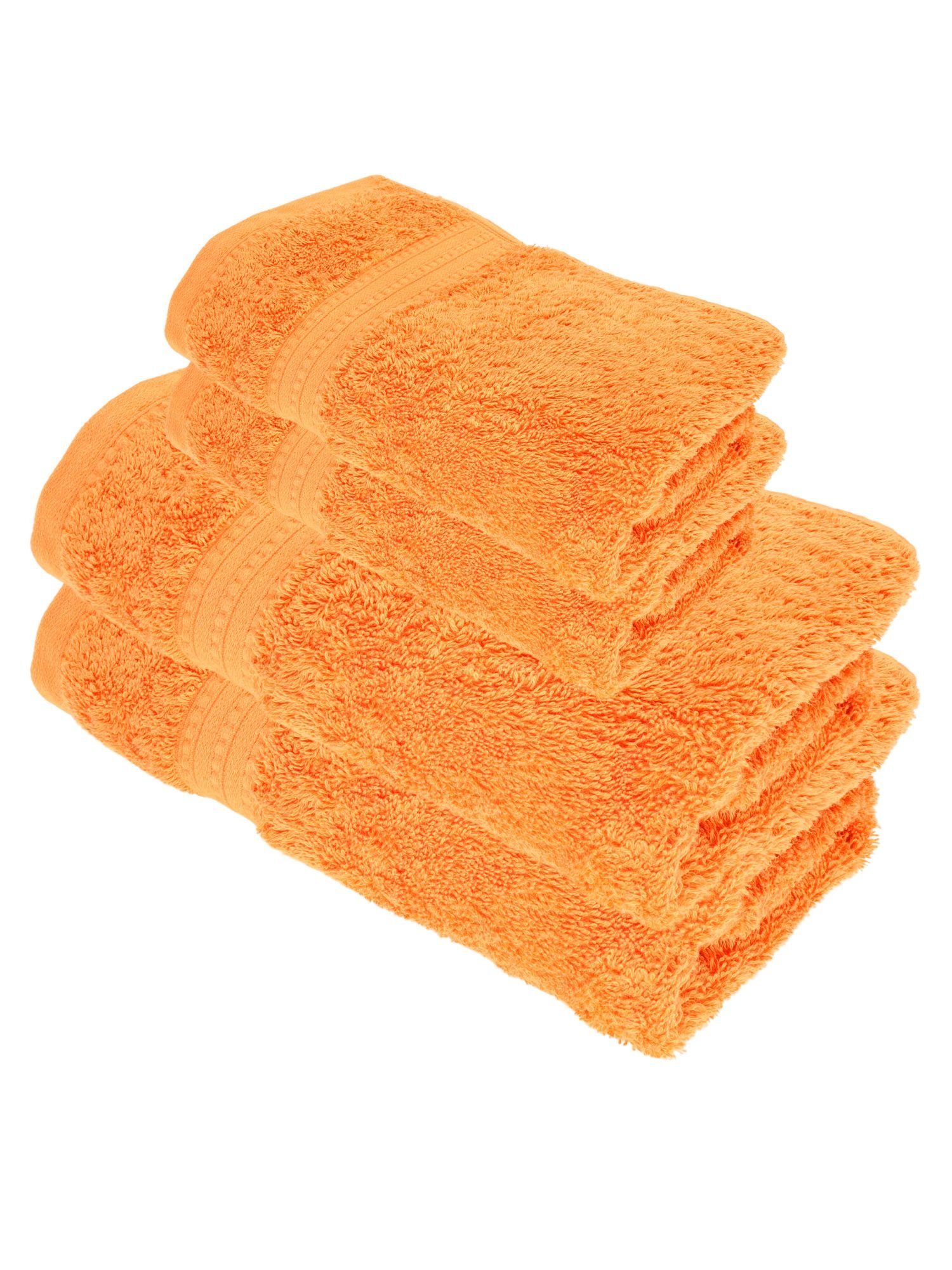 Julie Julsen Handtücher 4-Handtücher-Orange, Bio-Baumwolle (4-St) günstig online kaufen