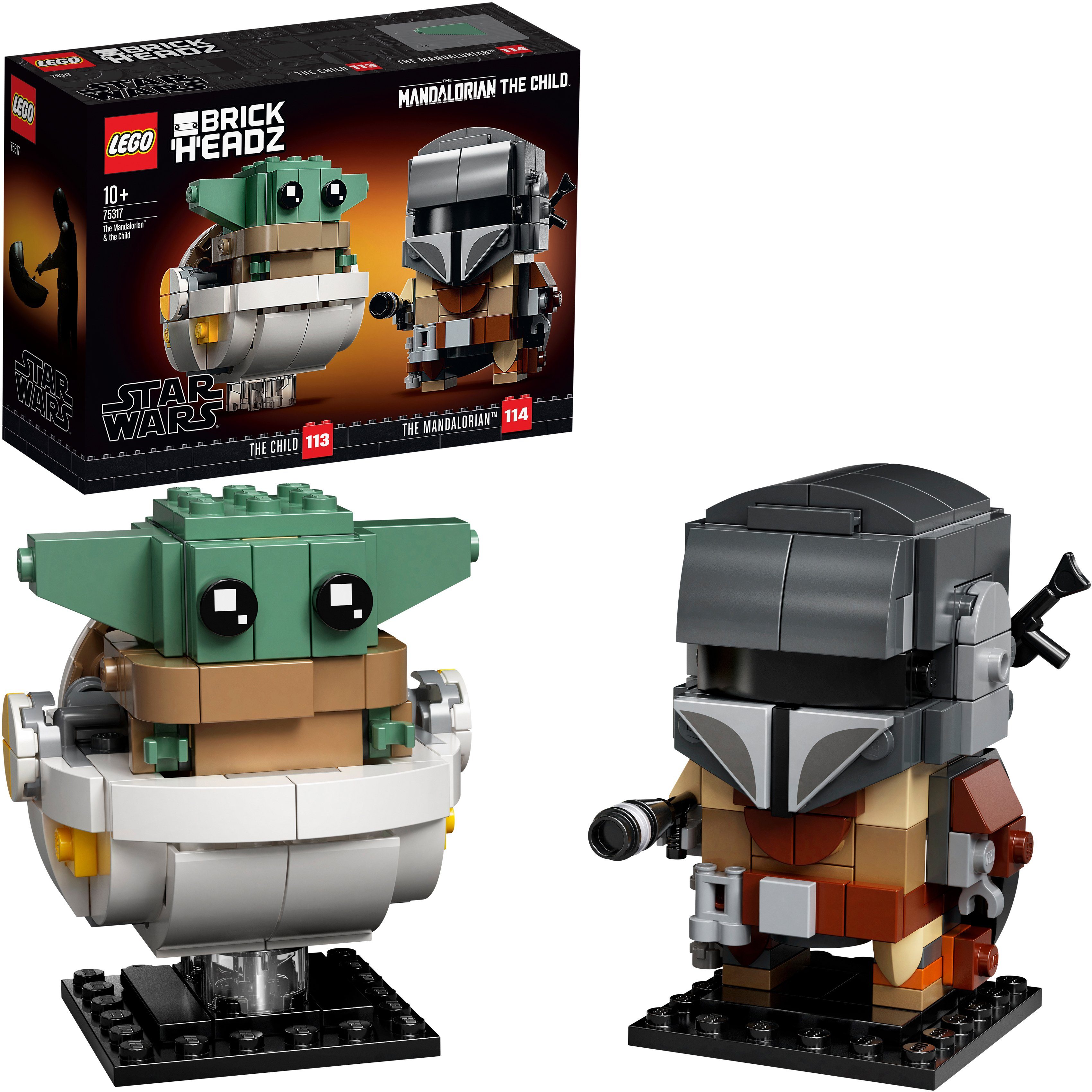 LEGO® Konstruktionsspielsteine Der Mandalorianer™ und das Kind (75317), LEGO® Star Wars™, (295 St), Made in Europe